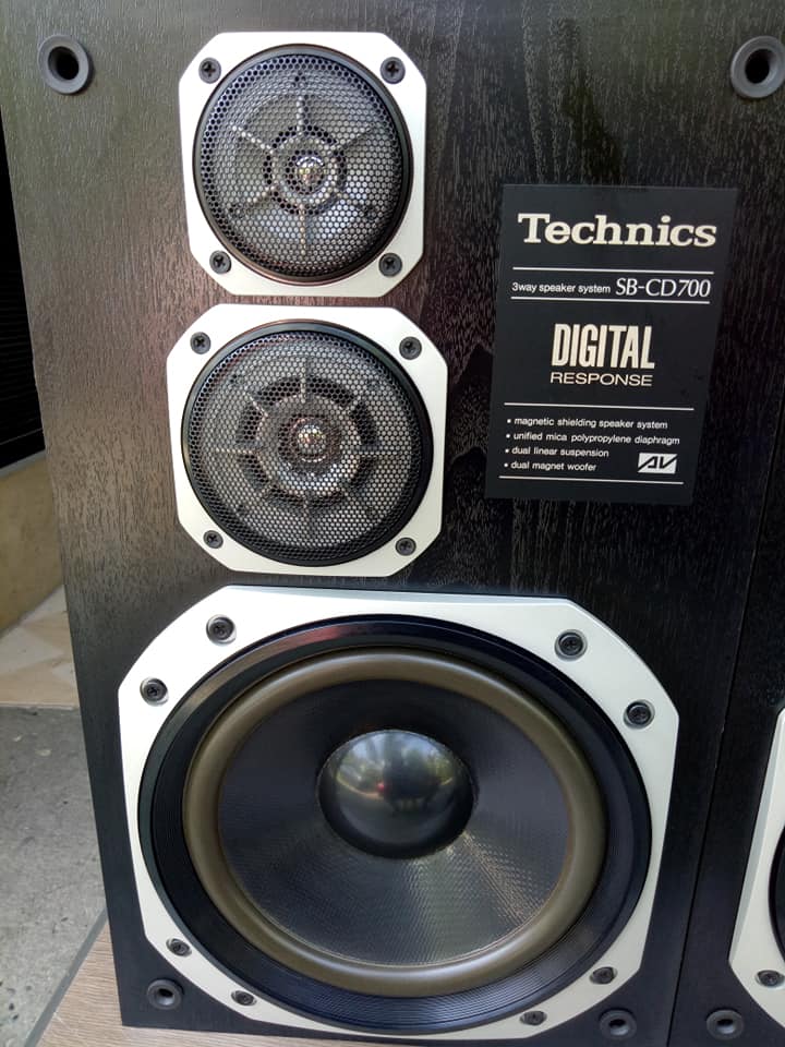 SOLD!!!! Technics sb-cd700 3way speaker 130watts 6ohms Good