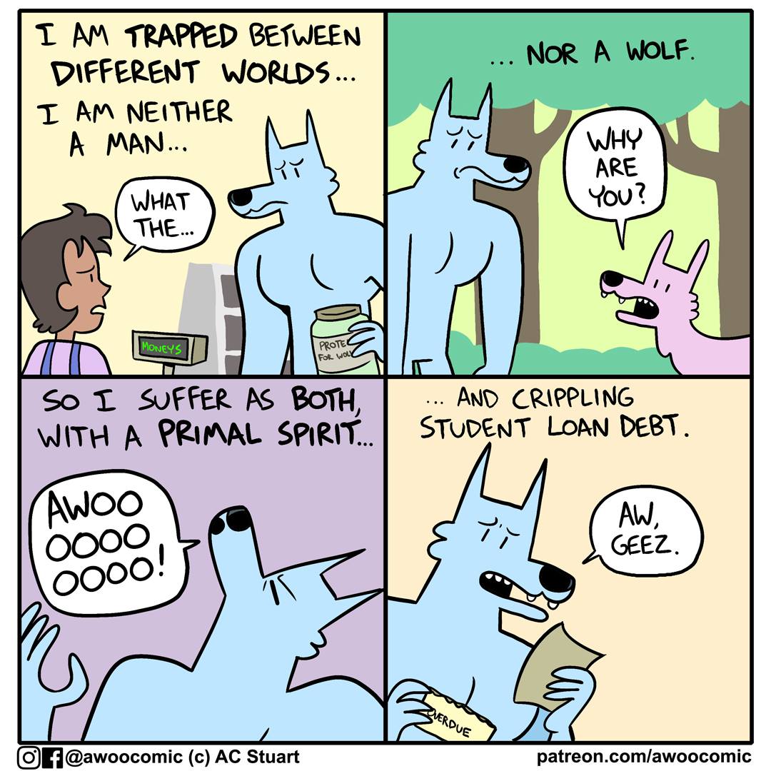 Awoo - Free universal wolf schools - patreon.com/awoocomic | Facebook