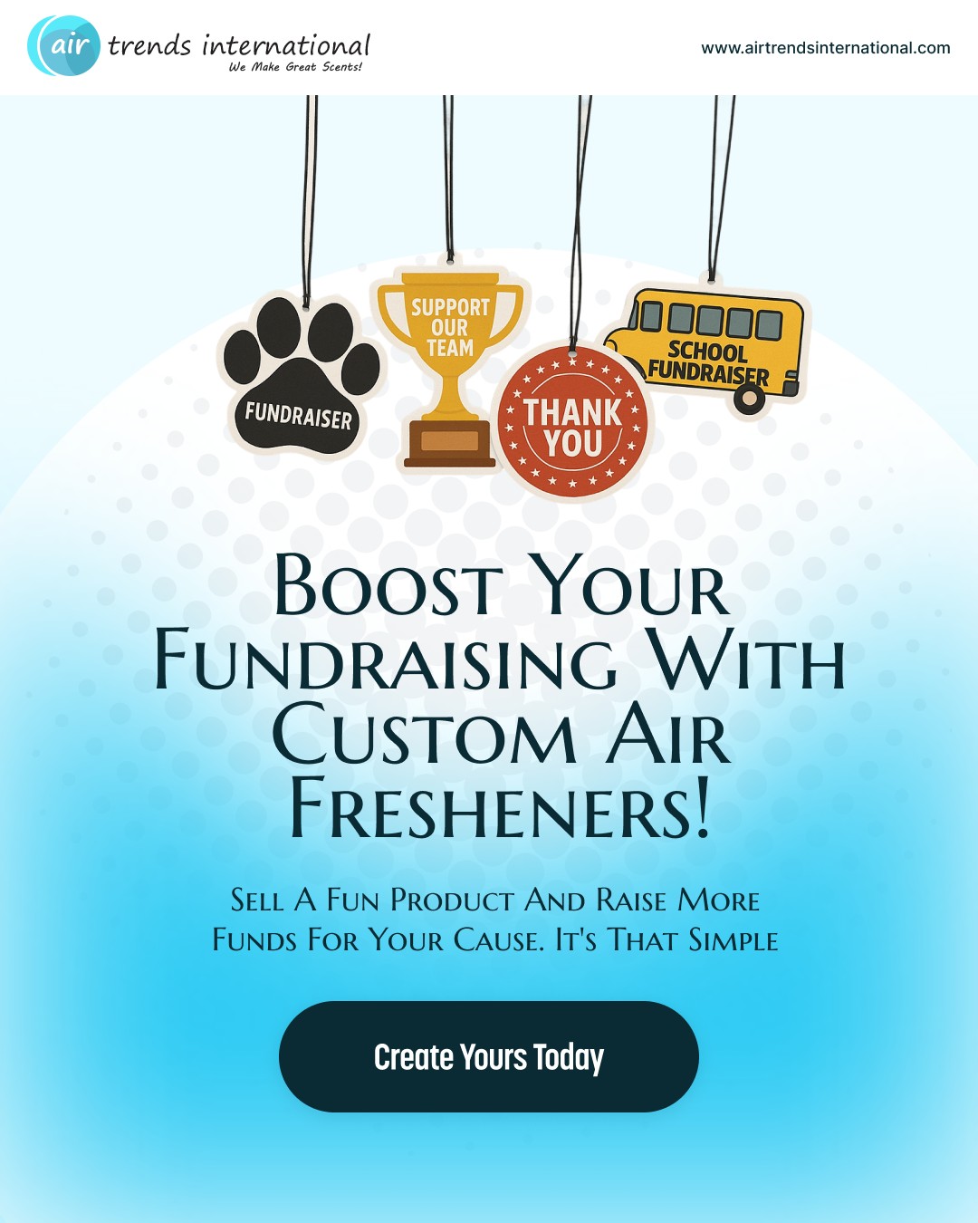 Air - 👉 Raise funds with custom air fresheners - low cost, high profit ...