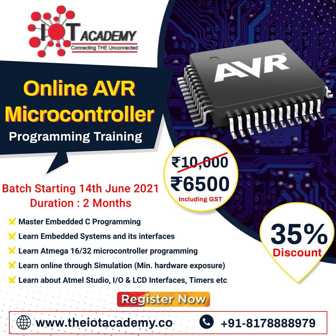 The IoT Academy - In 1996, Atmel Corporation created a Microcontroller ...