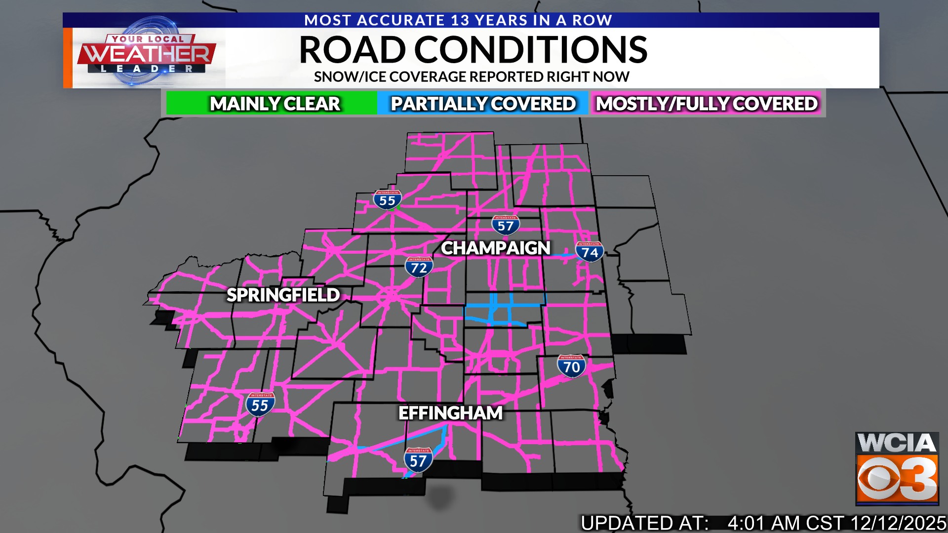 4AM - There are some snow and... - Meteorologist Jacob Dickey | Facebook