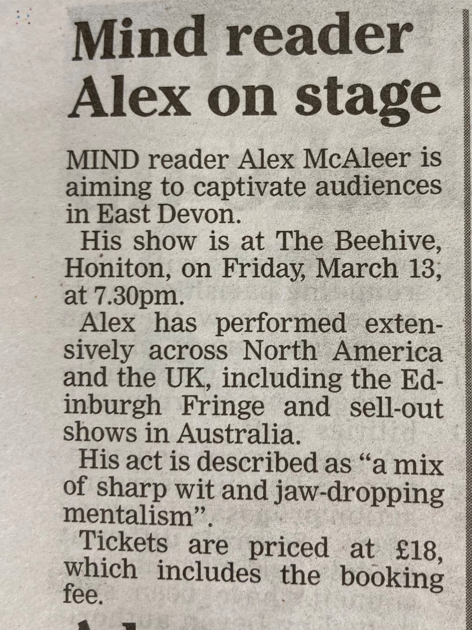Beehive Honiton - Starring in the Midweek Herald today.... | Facebook