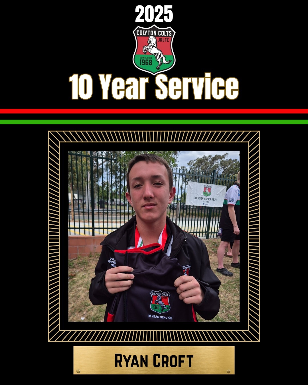 Colyton Colts - 10 Year Service - Ryan Croft Ten years... | Facebook