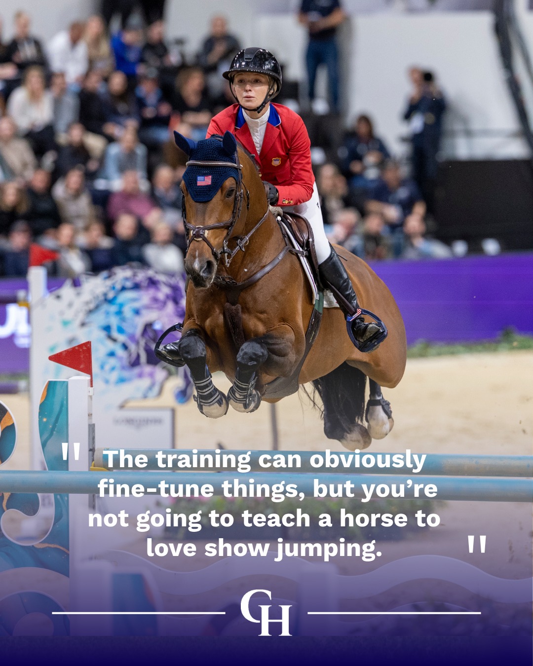 Ranked 28th in the April FEI Longines Rankings, Lillie Keenan