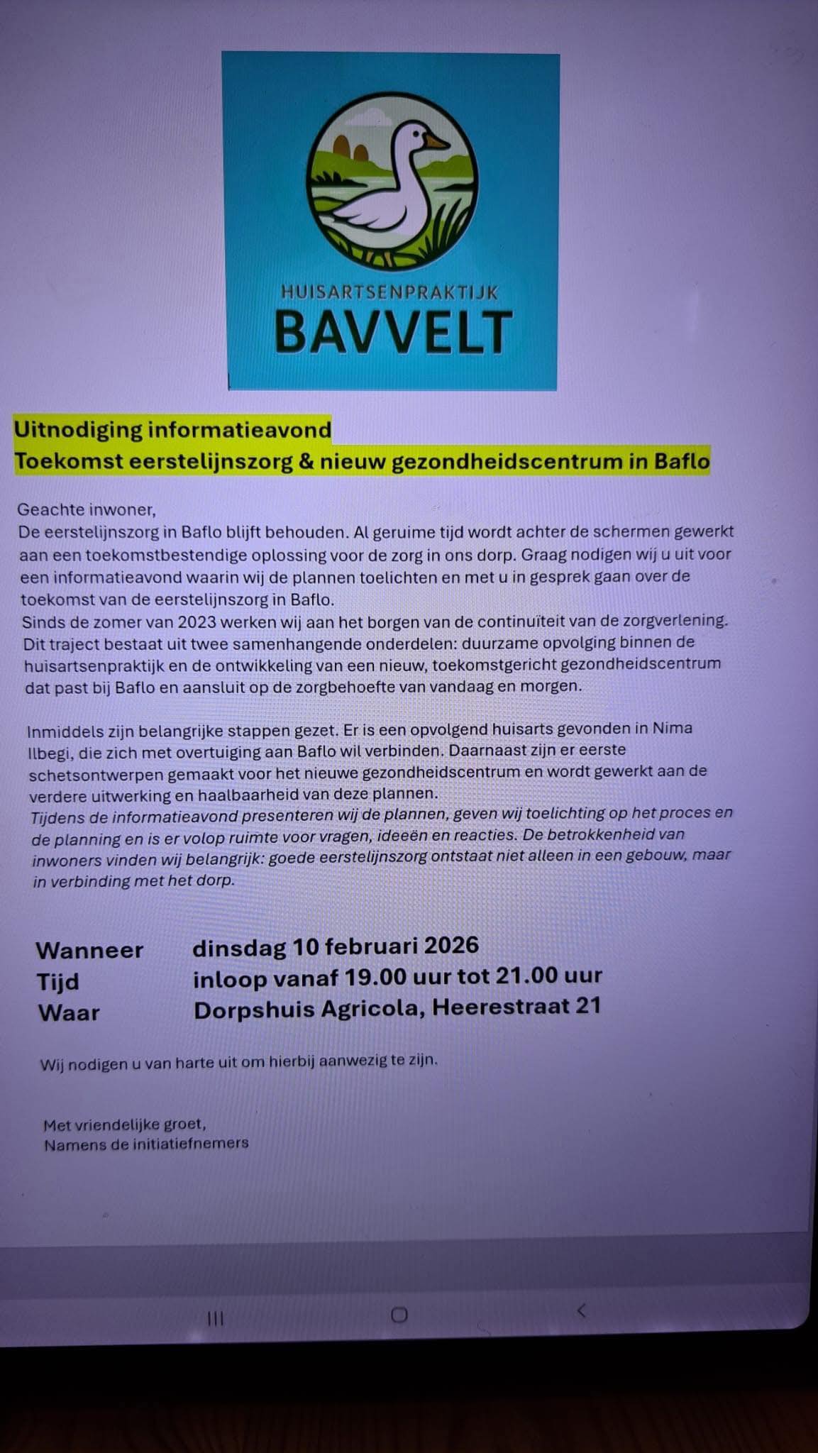 Huisartsenpraktijk Baflo | Baflo