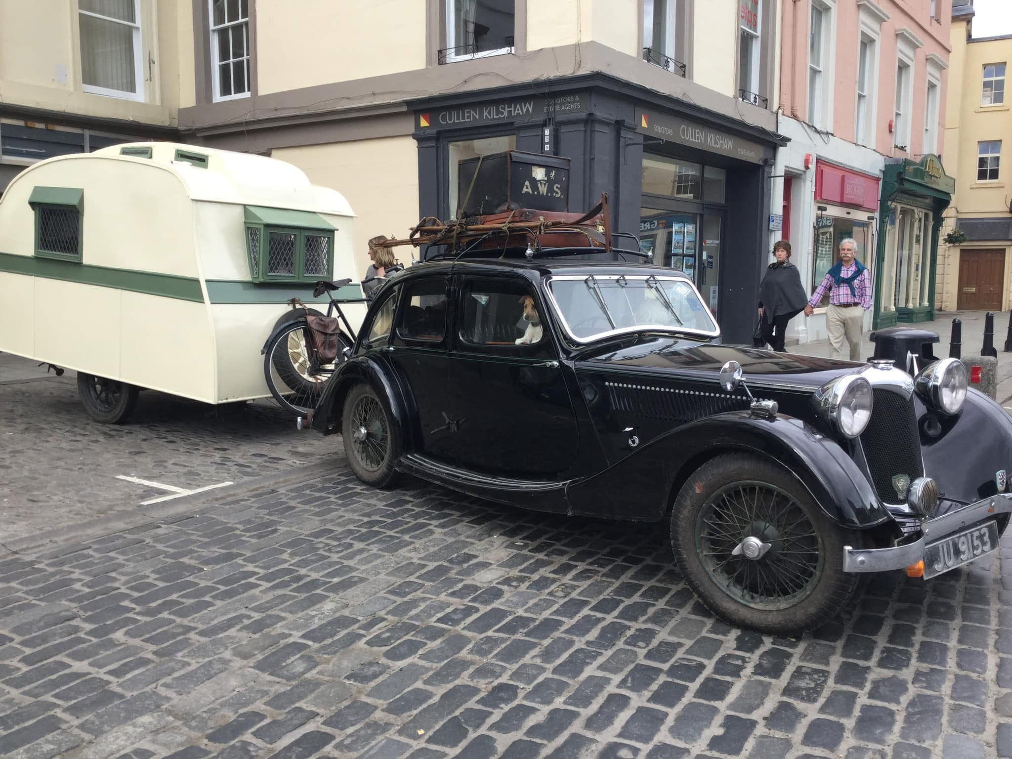 Adrian - Riley Kestrel outfit from the 1930’s with period luggage and ...
