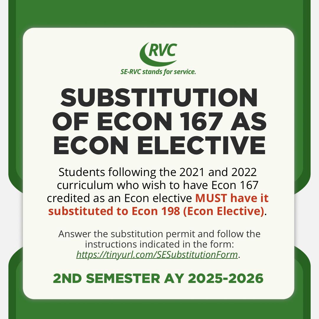 UP School of Economics RVC... - UP School of Economics RVC