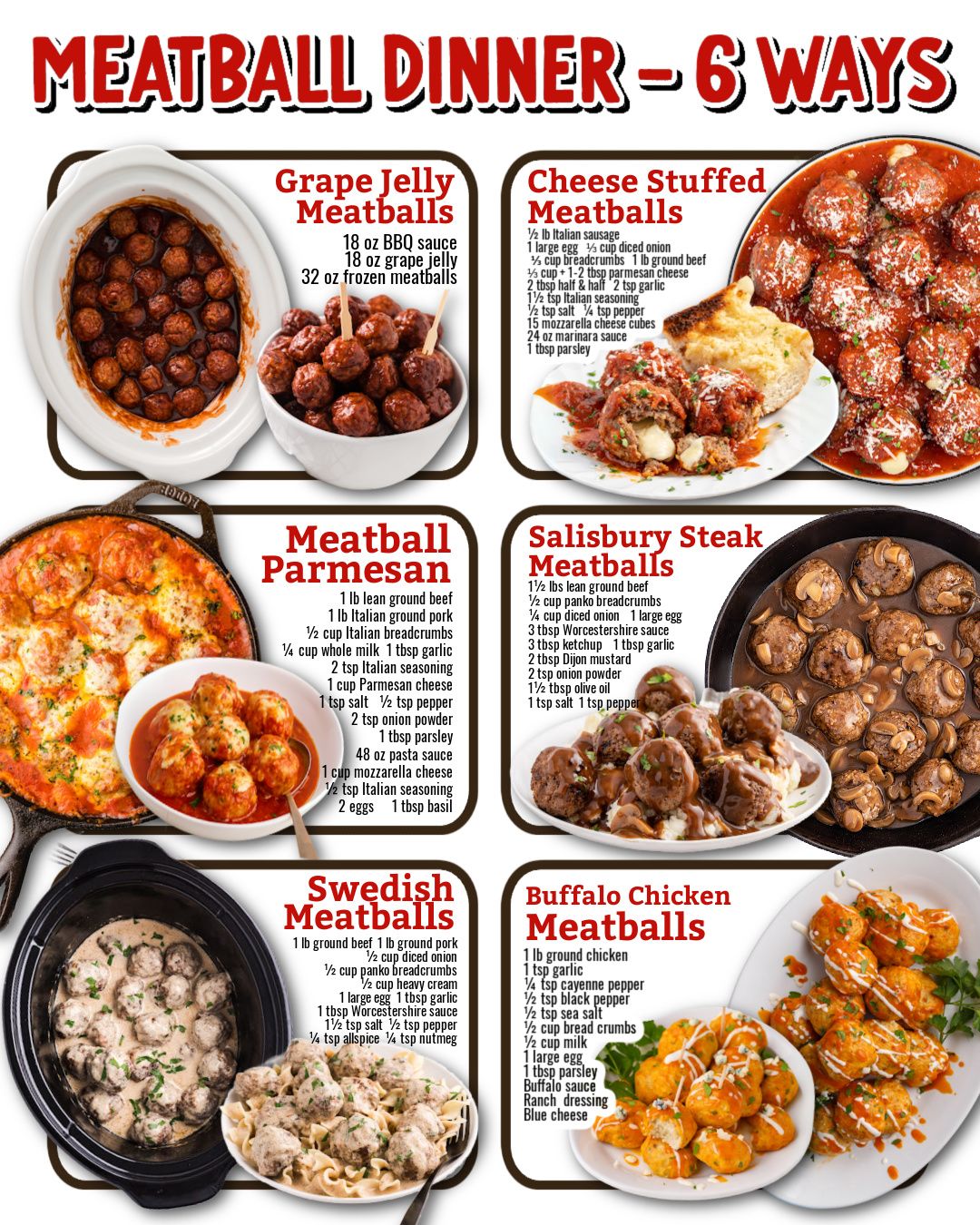 Meatball Dinner – 6 Ways 🍝... - Spaceships and Laser Beams | Facebook