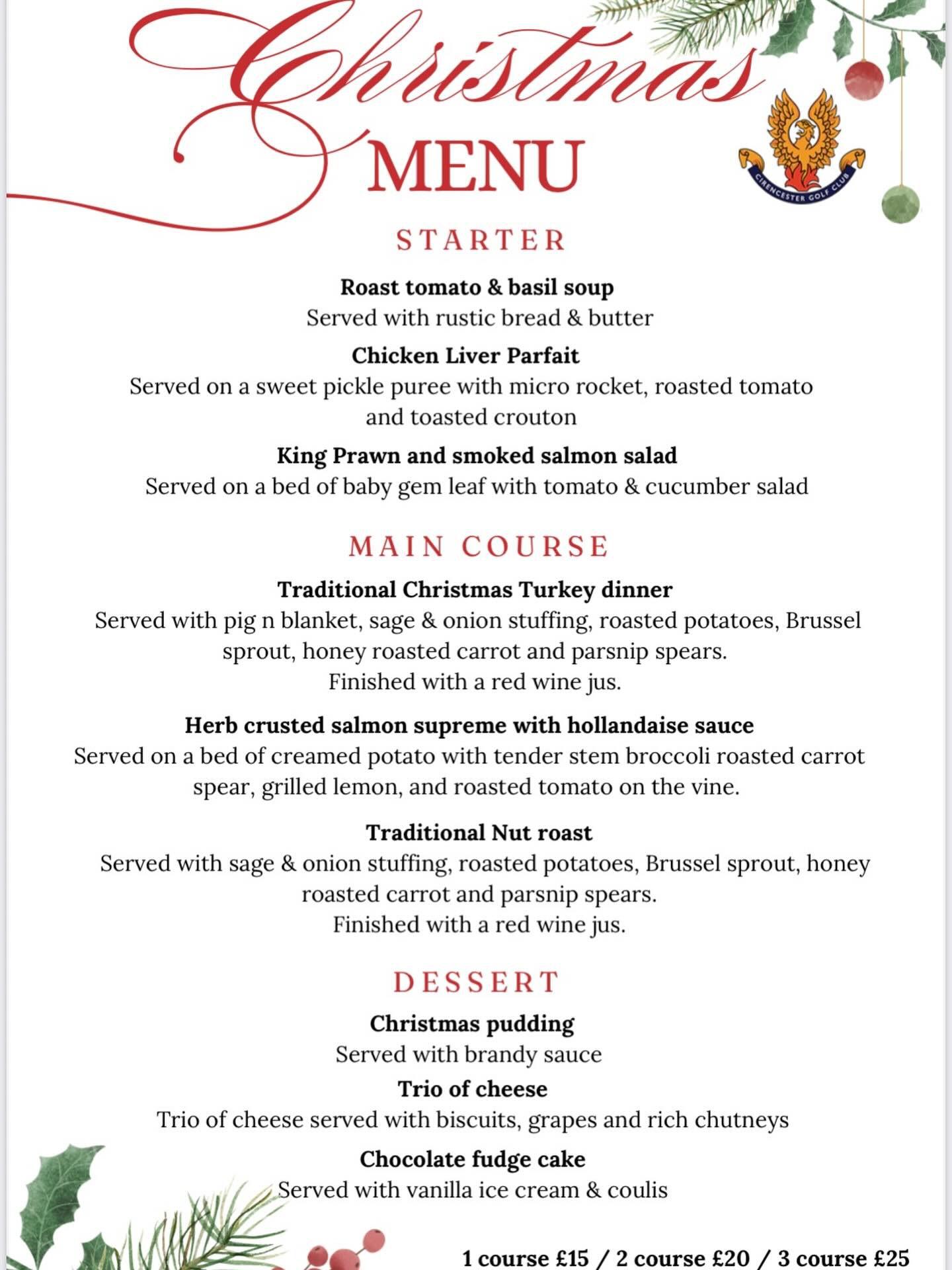 Cirencester - Our Christmas Function Menu has arrived! 🎄 Gather your ...