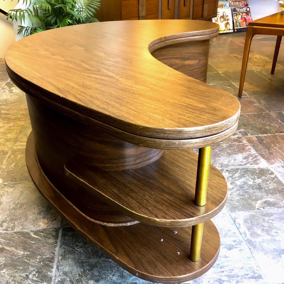 1964 A.H Grand Server Coffee Table and Bar Combo