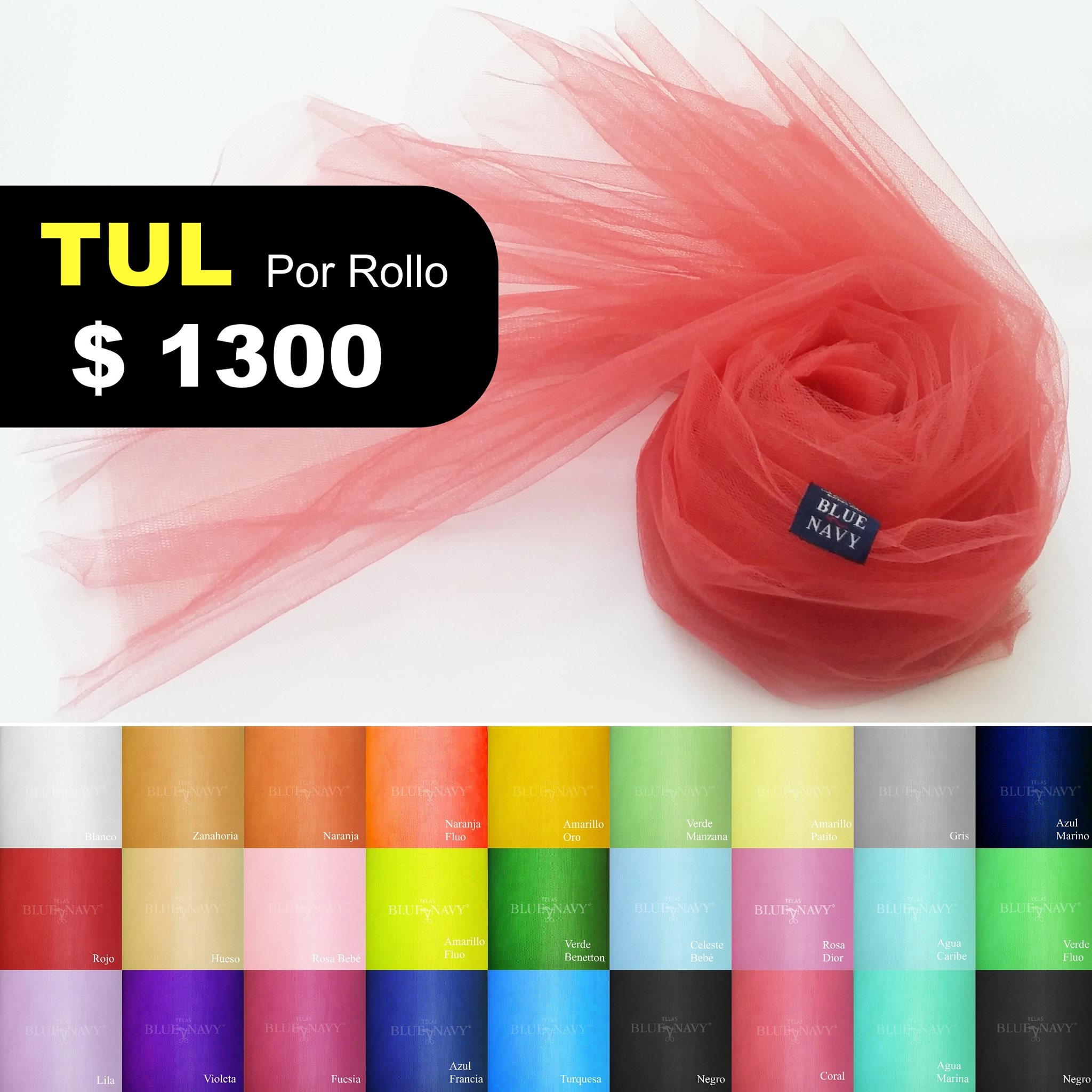 Telas Blue Navy - 💃 Rollos de 100 metros! #tul #rollodetul... | Facebook