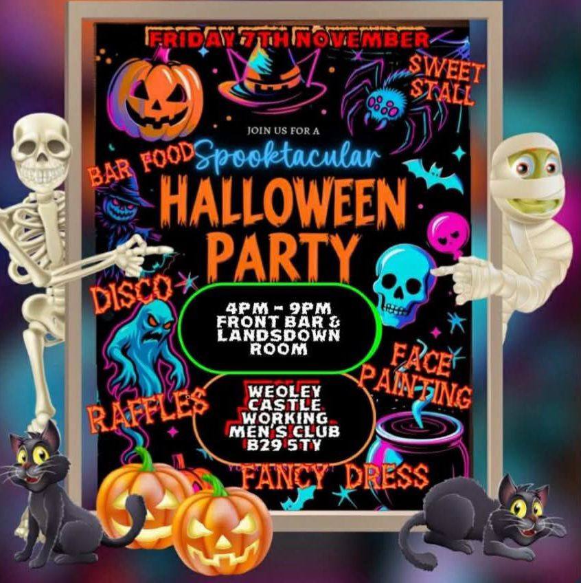 Weoley - 🎃 Spooktacular Family Halloween Party! 👻 Friday 7th November ...