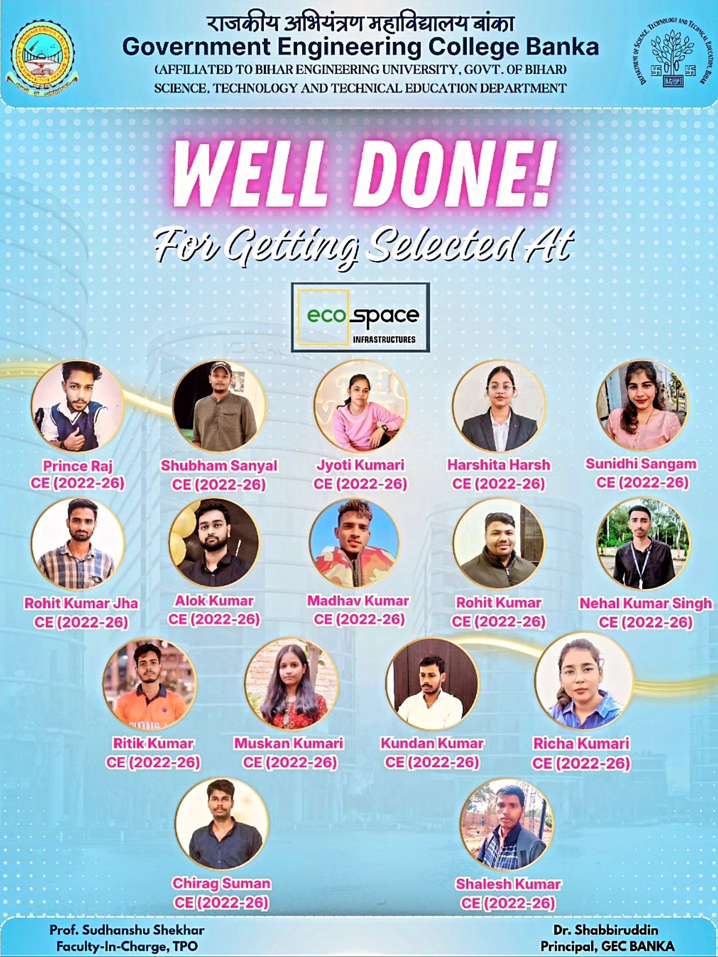 G. E. C. - Huge congratulations to the shining stars of Government ...
