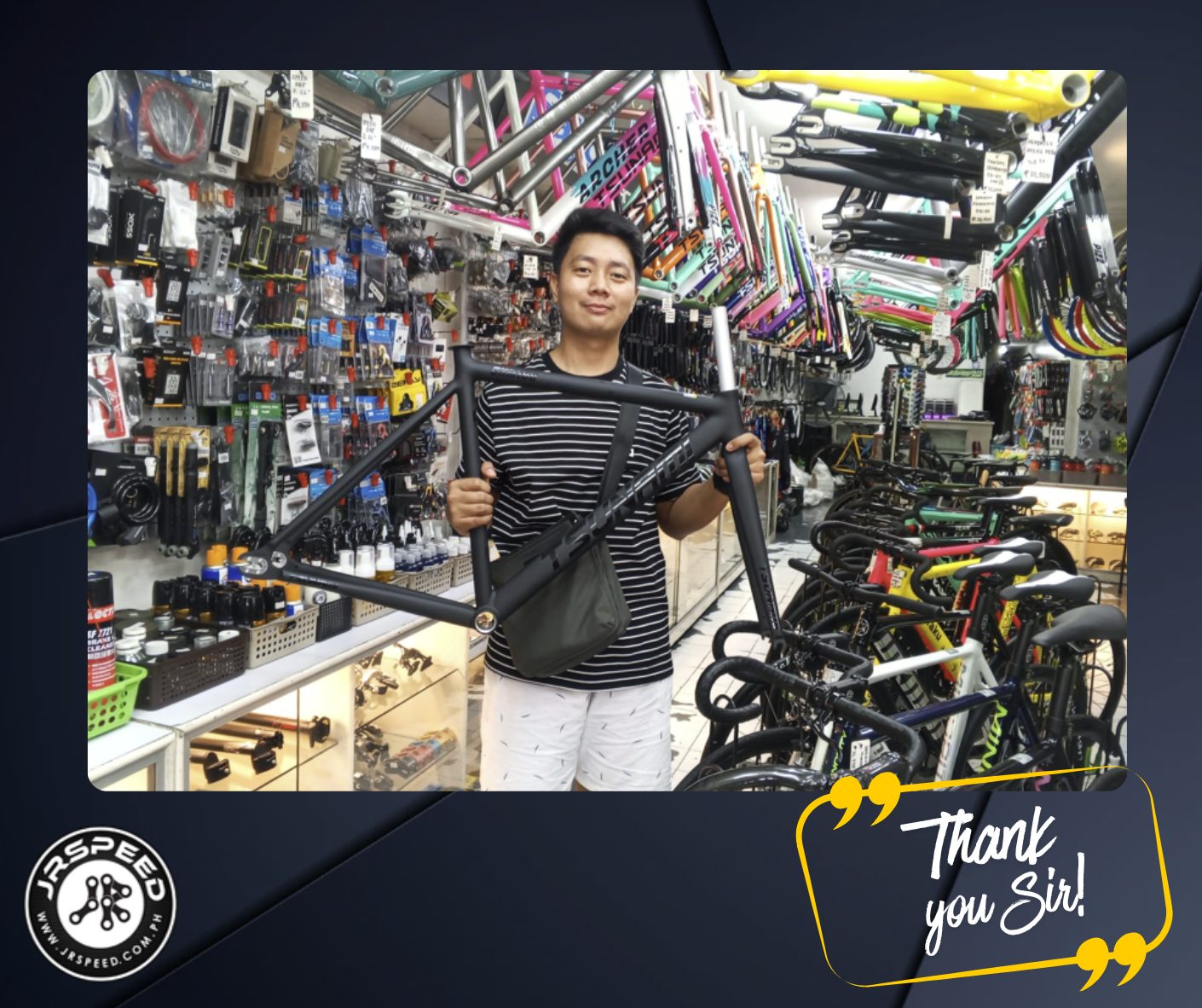 Jrspeed - Thank you Sir ️😊👍🚴 SNM100 Fixie Frame Set 🫶 Thank you for ...