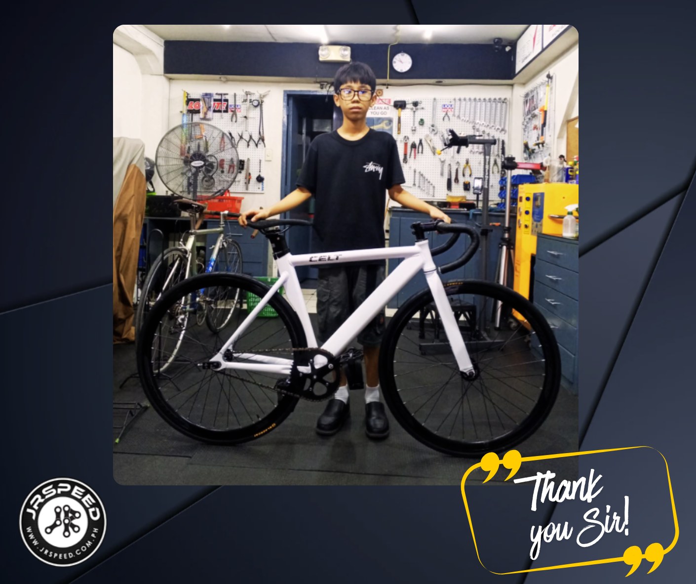 Jrspeed - Thank you Sir ️😊👍🚴 Celt DS Aero Fixie Unit 🫶 Thank you for ...