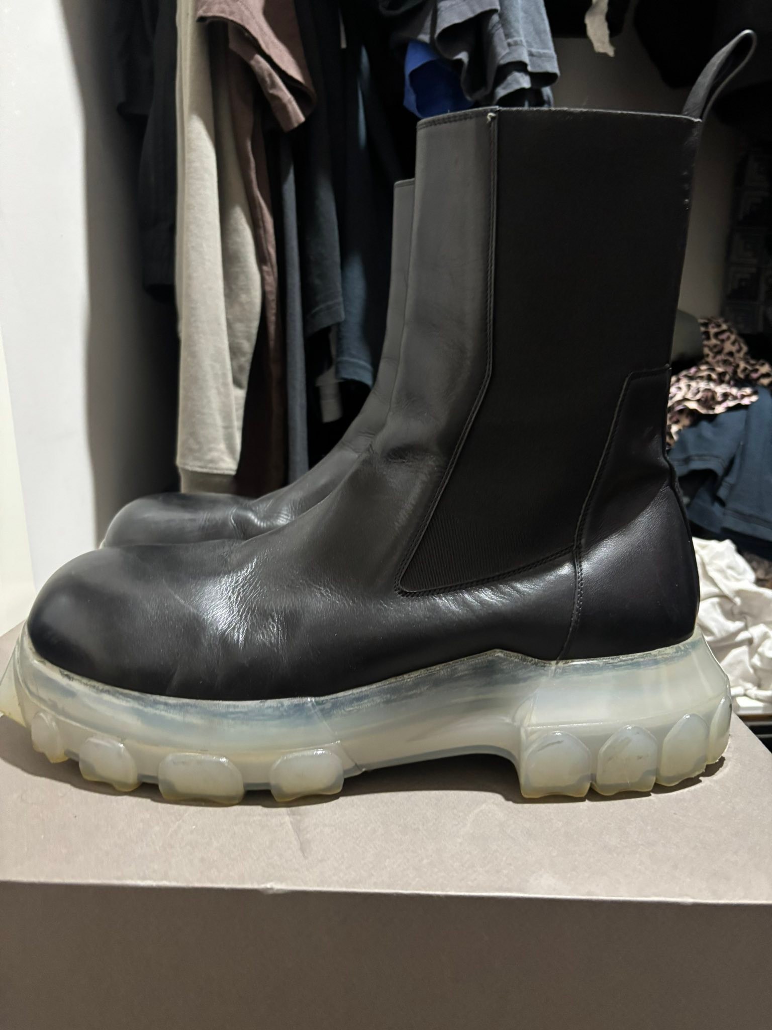 Rick Owens Boots | Used - like new | $400.00 | Sterling, Virginia