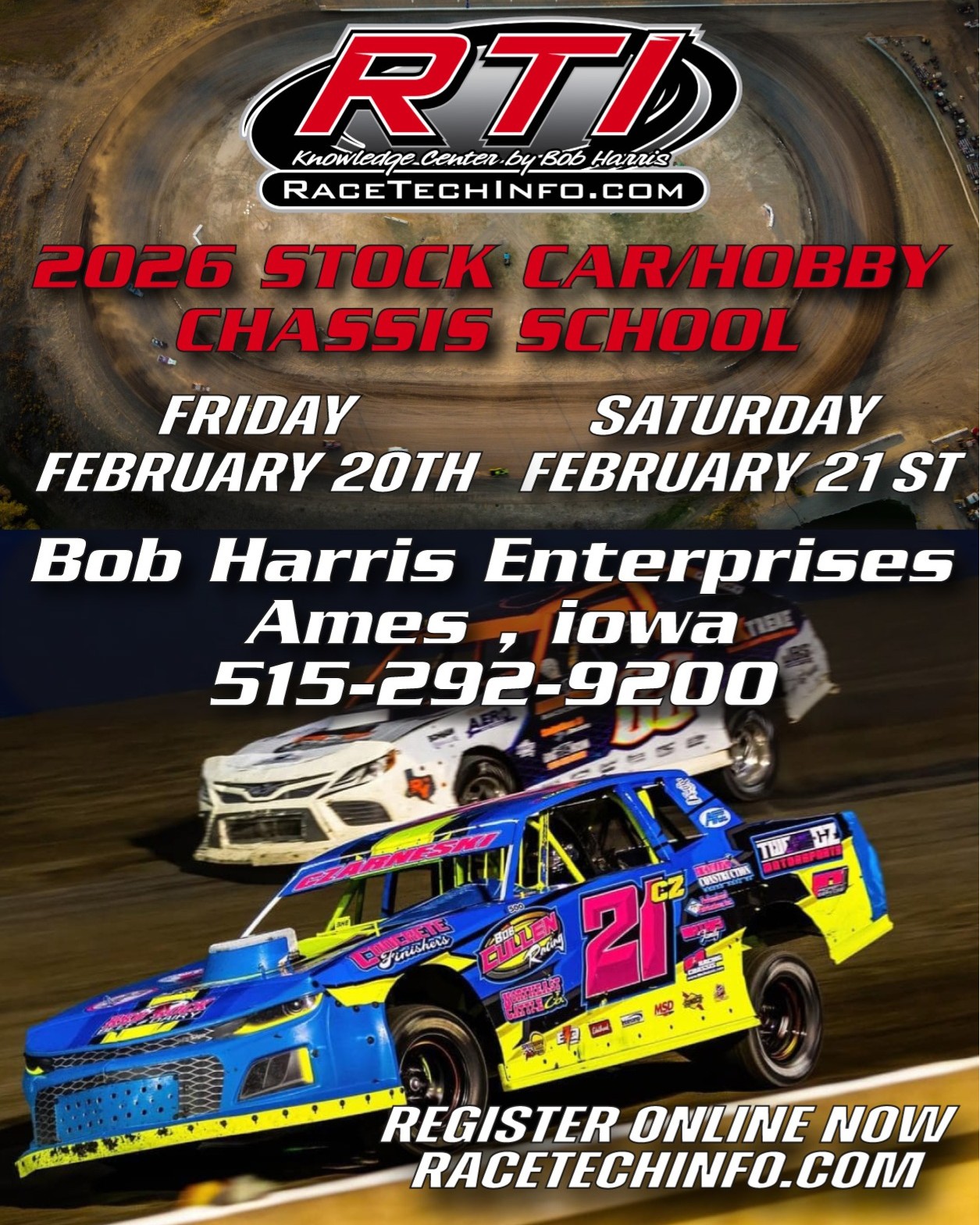 RTI - 2026 RTI Stock Car Chassis School is lead by Bob Harris & various ...