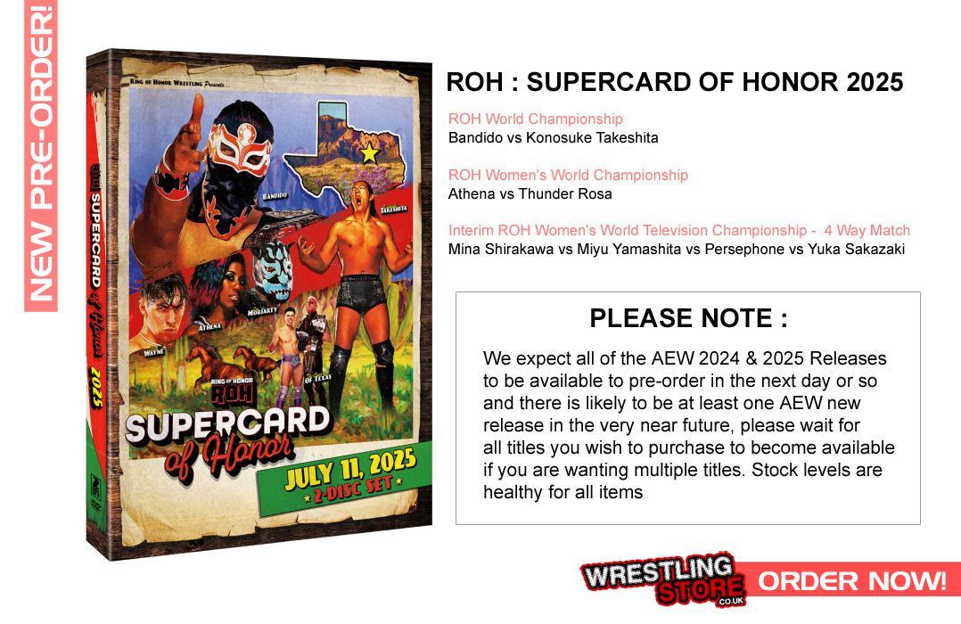 Now Available to Pre-Order - ROH :... - Wrestlingstore.co.uk | Facebook