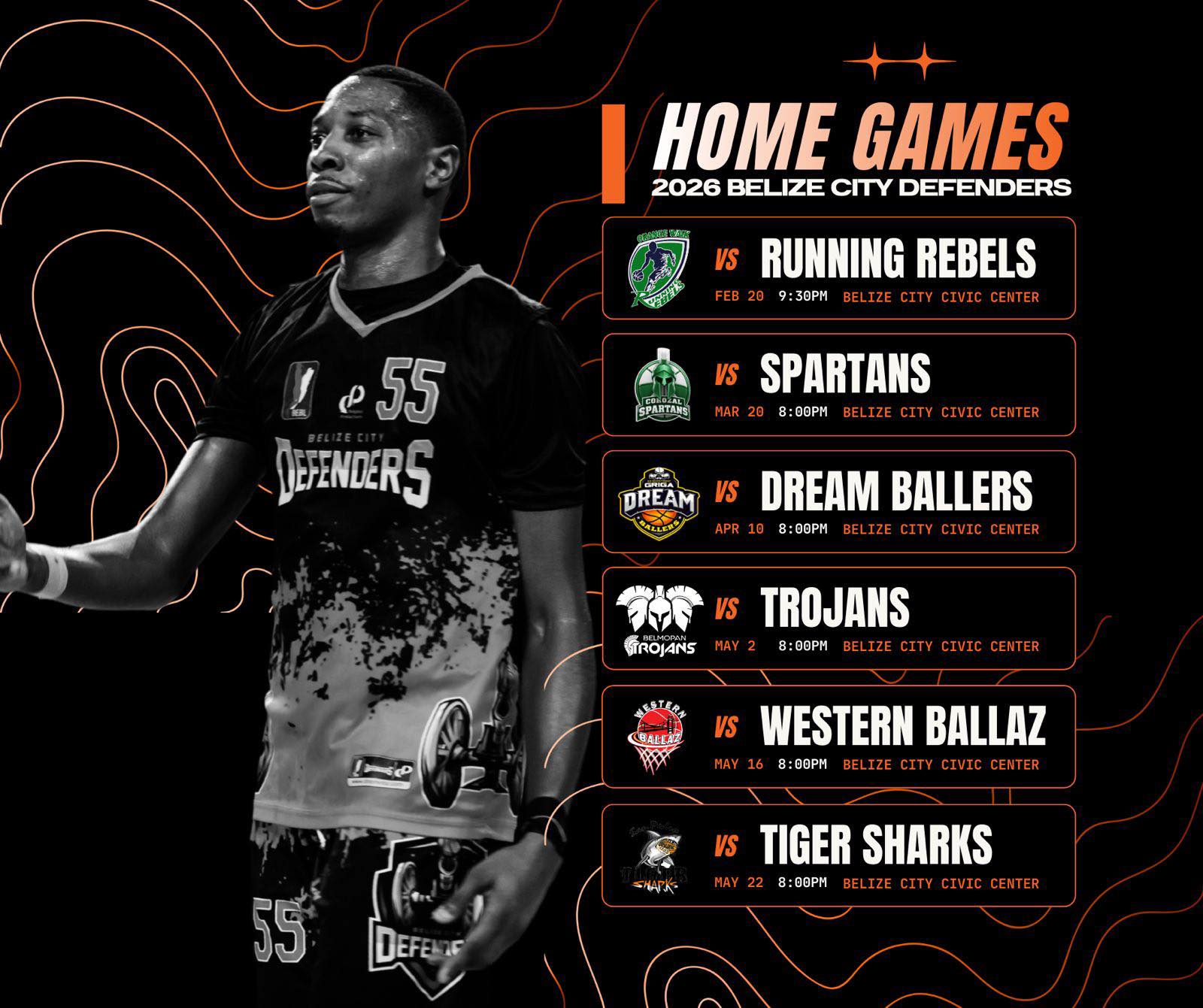 NEBL - The Belize City Defenders HOME GAMES—LOCKED IN!... | Facebook