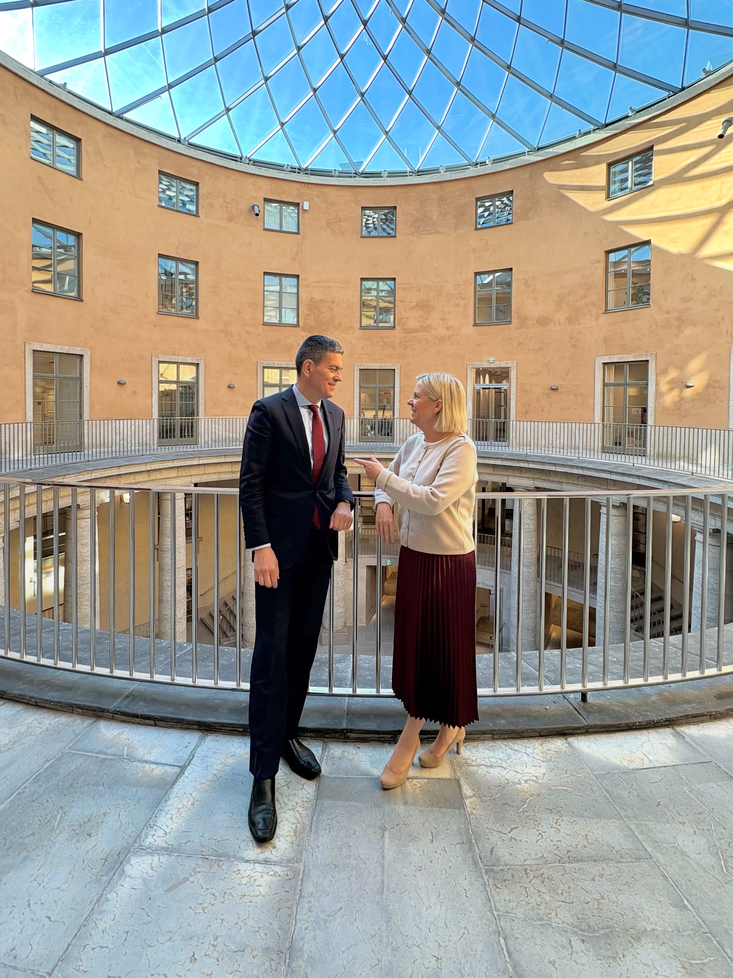 Verkligen fint att träffa David... - Magdalena Andersson | Facebook