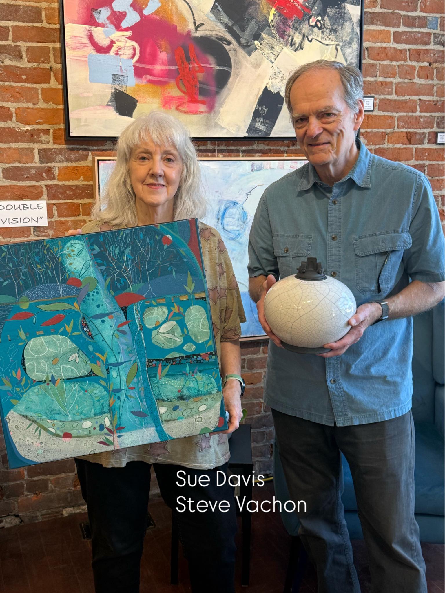 Davis - Steve and Sue at Ruth Koomler Art gallery in Fort Wayne Indiana ...