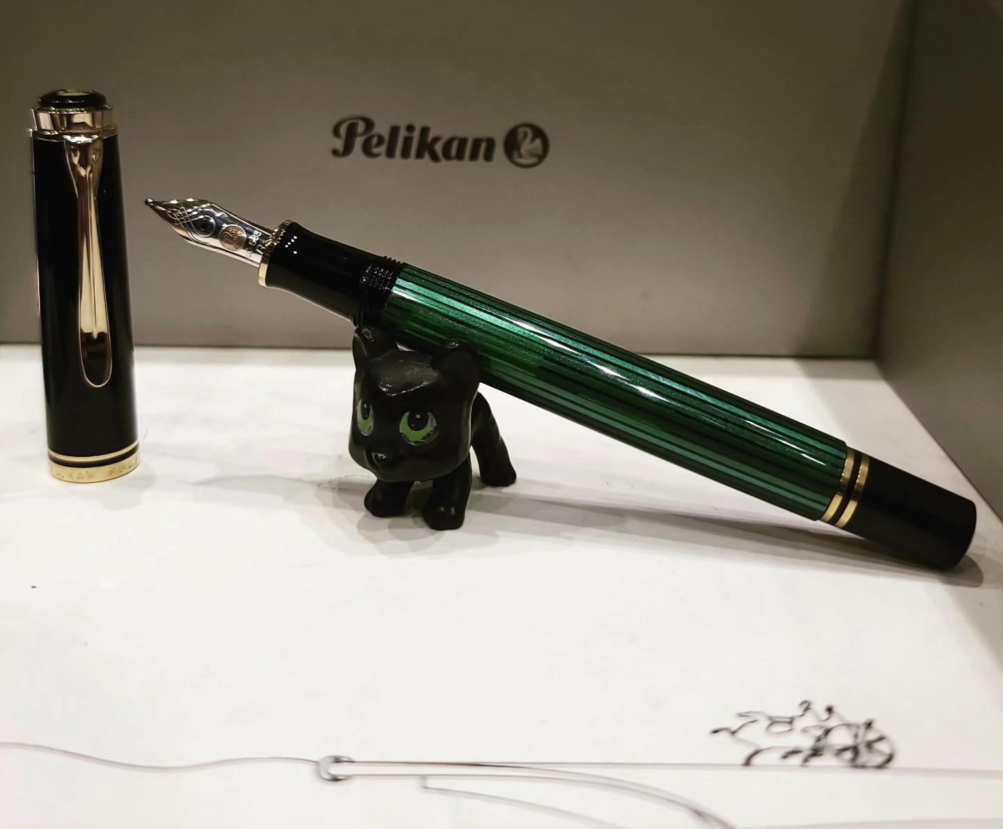 Green has long been inseparable from Pelikan's identity. Deeply