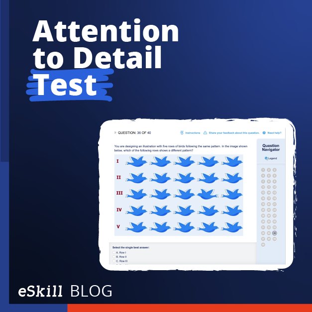 eSkill - 🔍 November Test of the Month: Attention to Detail ️ An Attenton to Detail test can ...