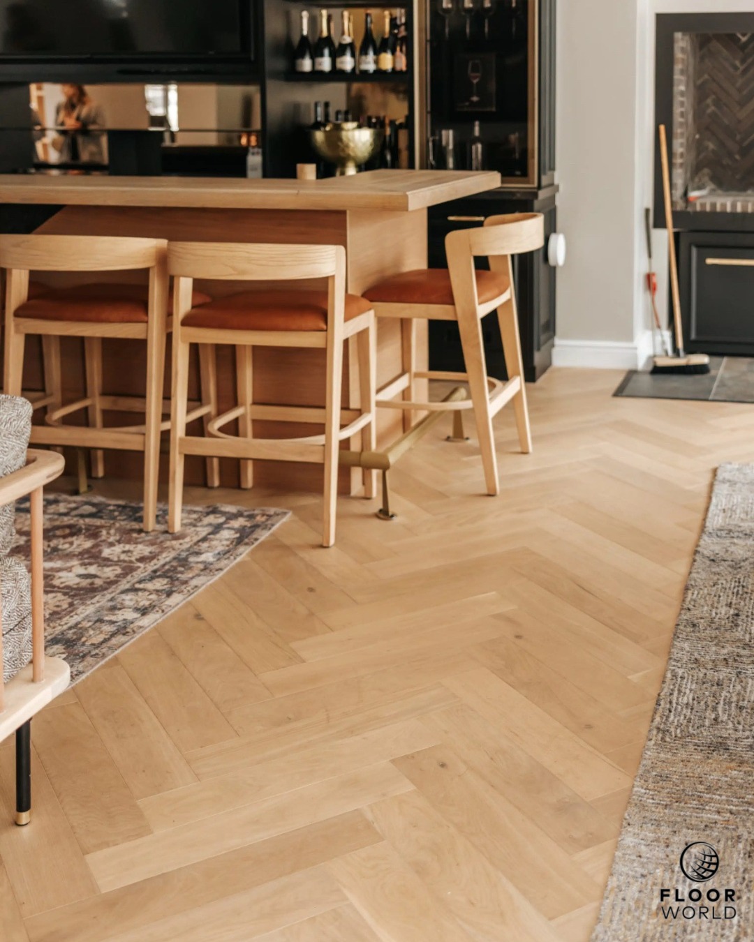 Floor World - Finoak Rustic Herringbone by FINfloor 🪵... | Facebook