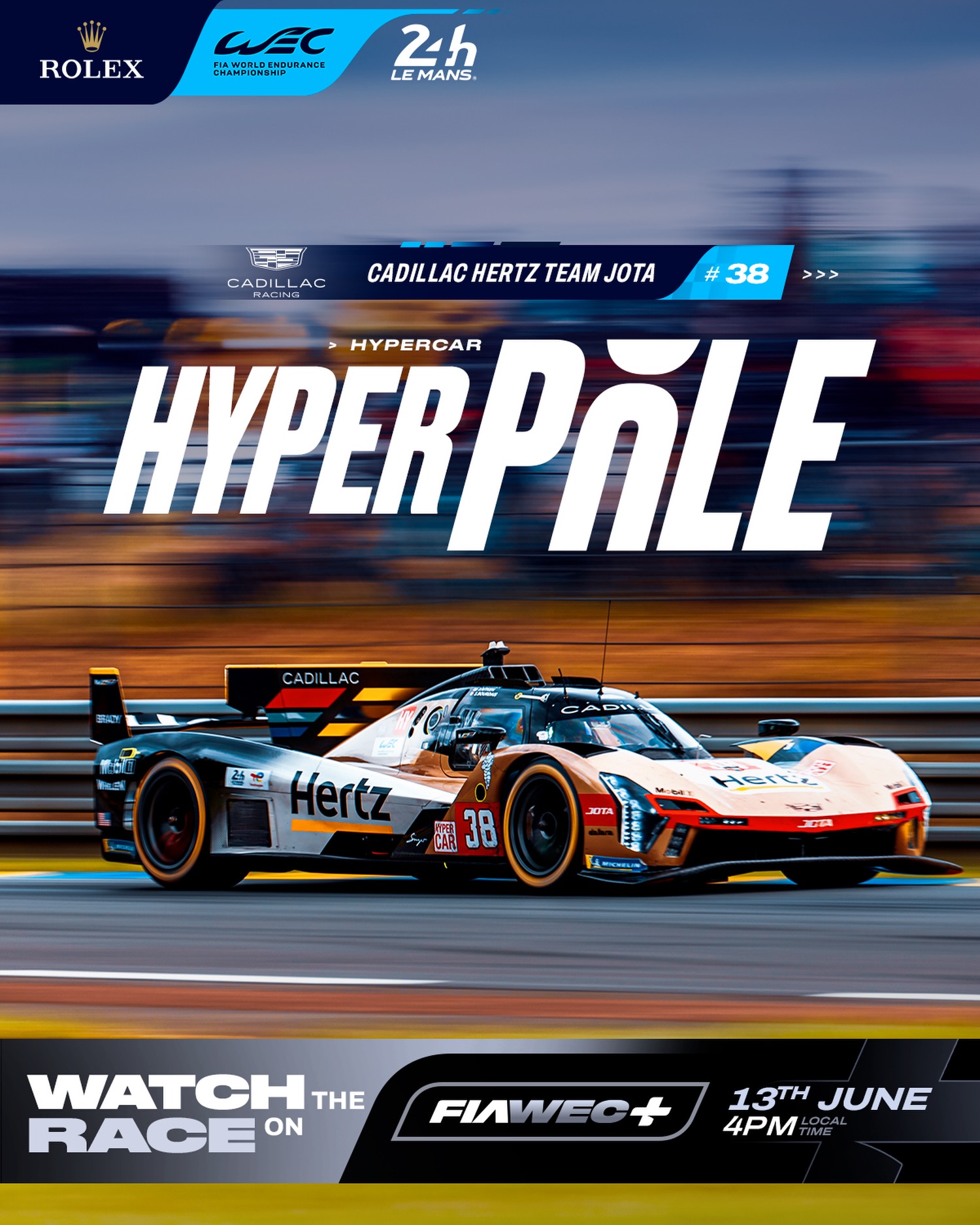 FIA - CADILLAC ON POLE AT LE MANS!! 🏅🇫🇷 Jack Aitken - 한세용