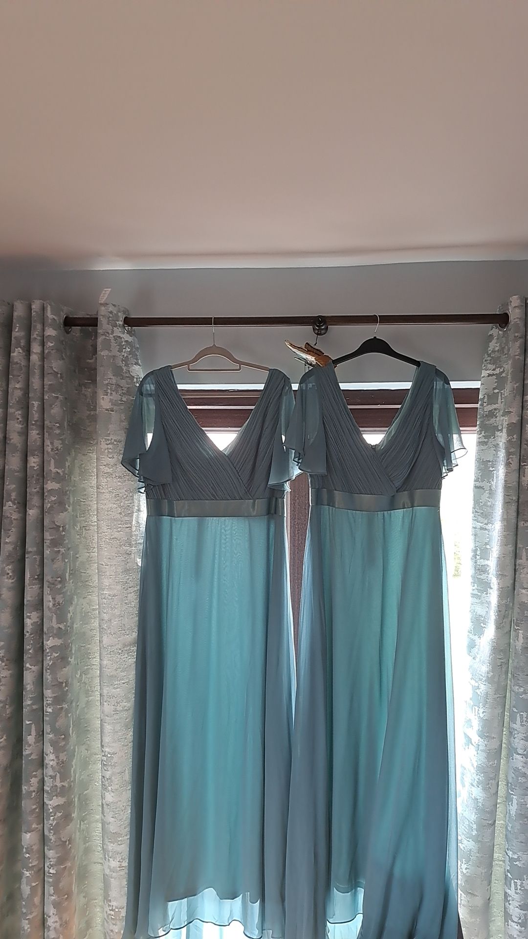 brown formal.dress Prom Fitted Long Corset Sequin Formal Dress LaDivine S534 Blue Pinstripe Puff Sleeve wash only loop-ae-099 Size:2t