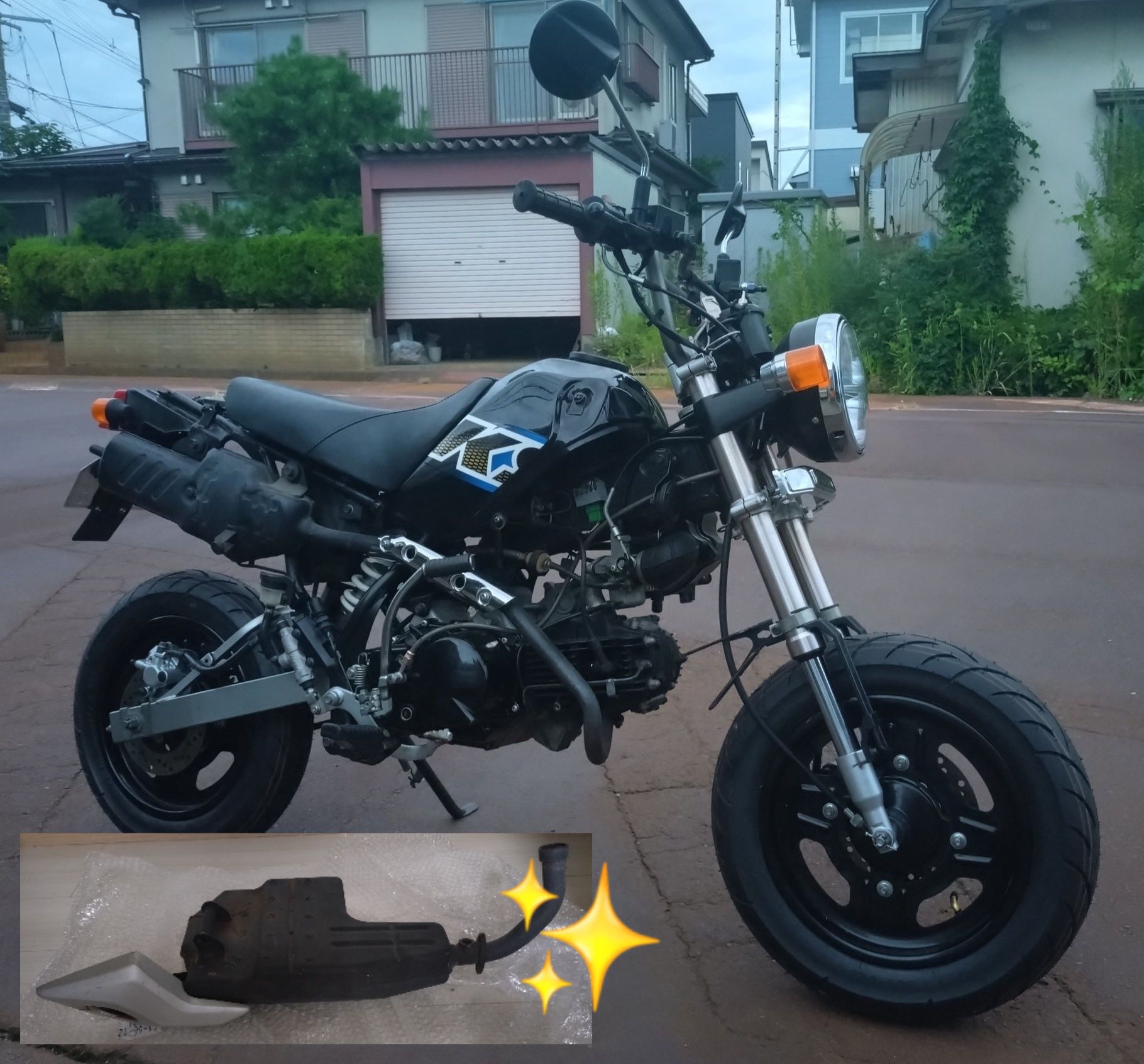 知っておられたら教えたら教えて頂きたいのですが、Z125PROとKSR110は
