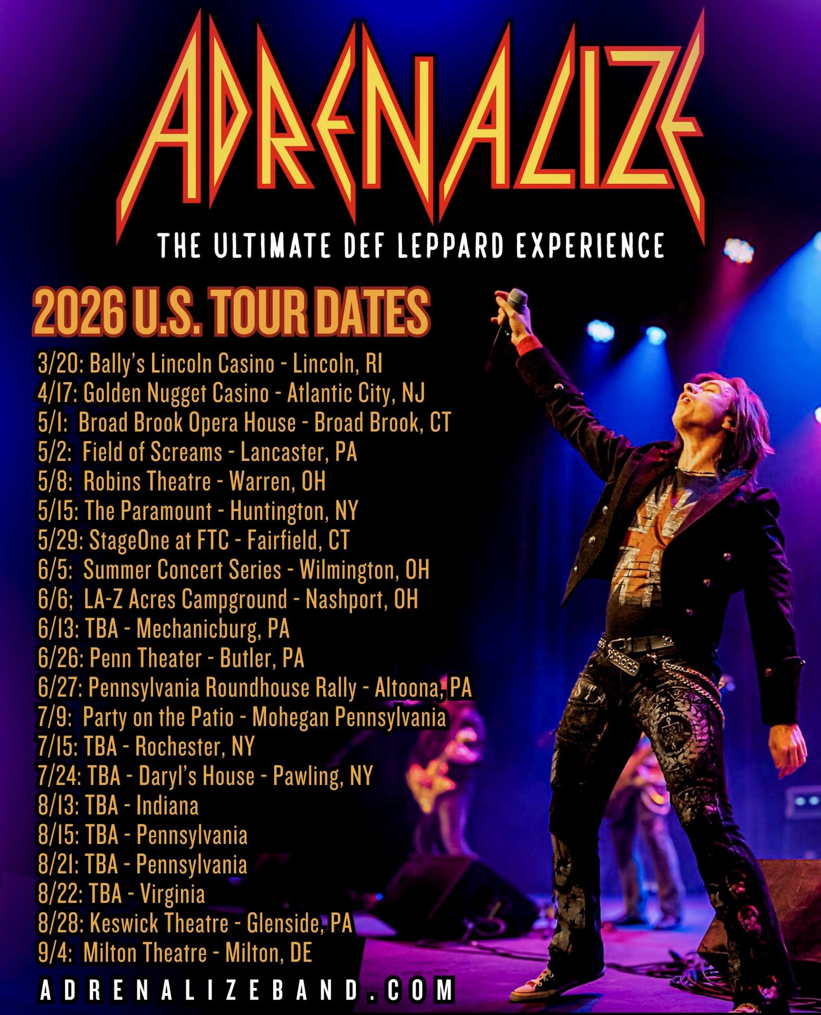 Def Leppard tribute tour dates announced