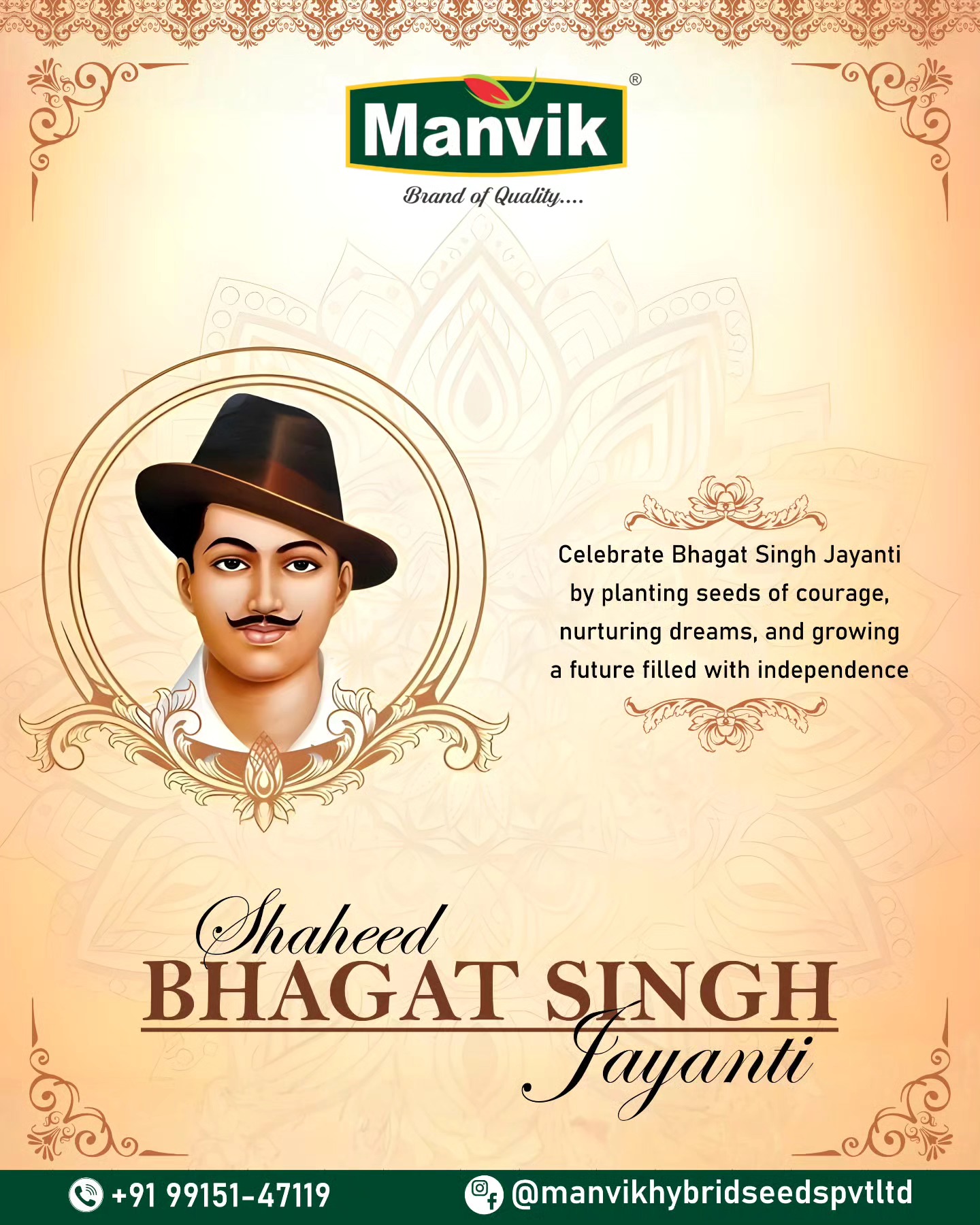 Manvik - 🌹 Remembering the Legend 🌹 On this Bhagat Singh Jayanti, let’s ...