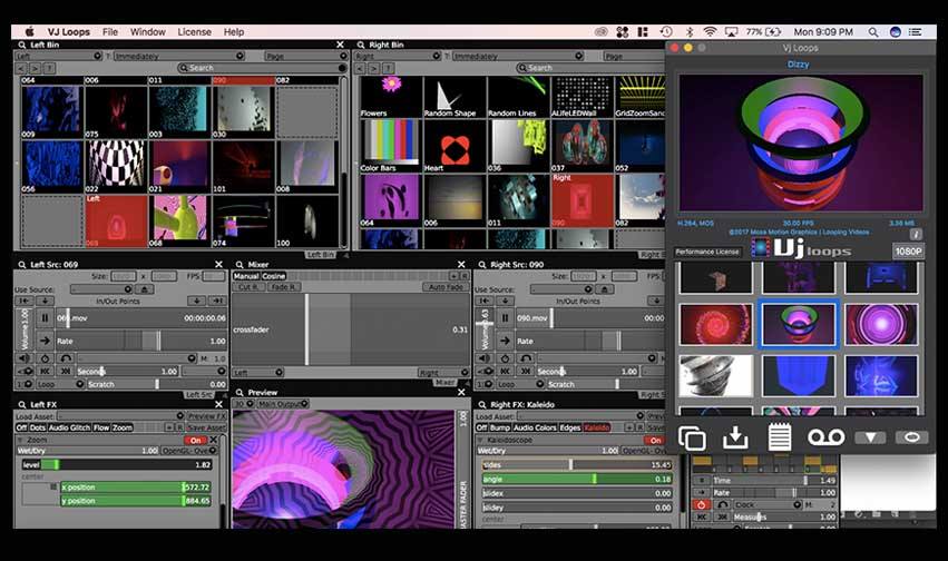 VJ - VDMX and VJ Loops - Total ease of use! Drag loops into VDMX drop ...