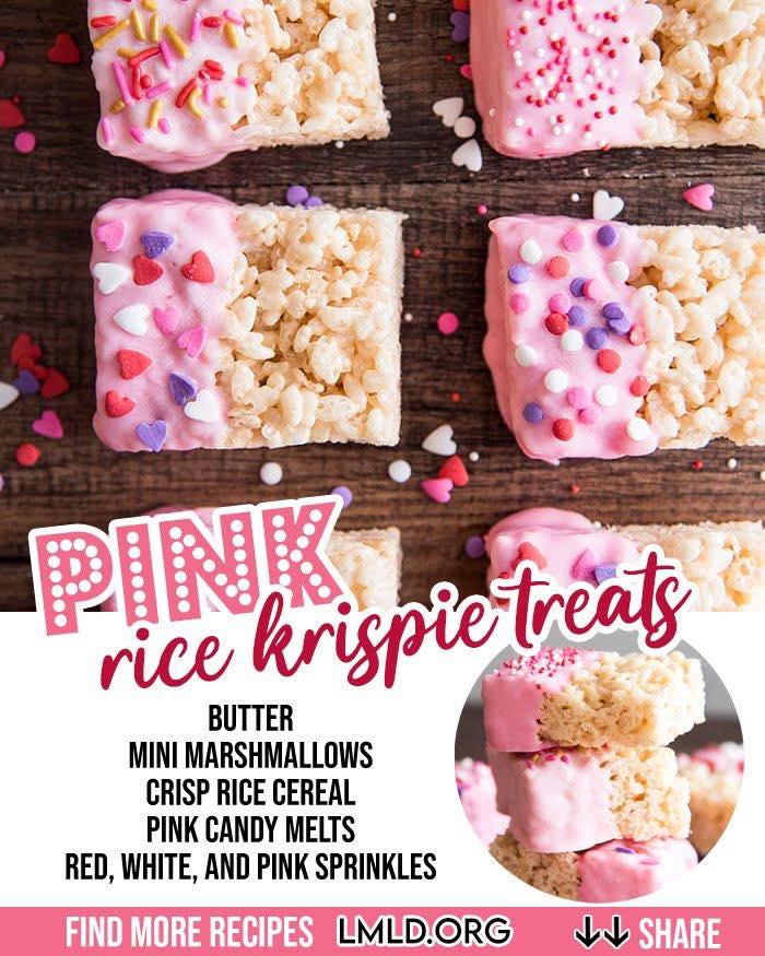 Tornadough - Pink Rice Krispy Treats ️ ️ https://lmld.org/pink-rice ...