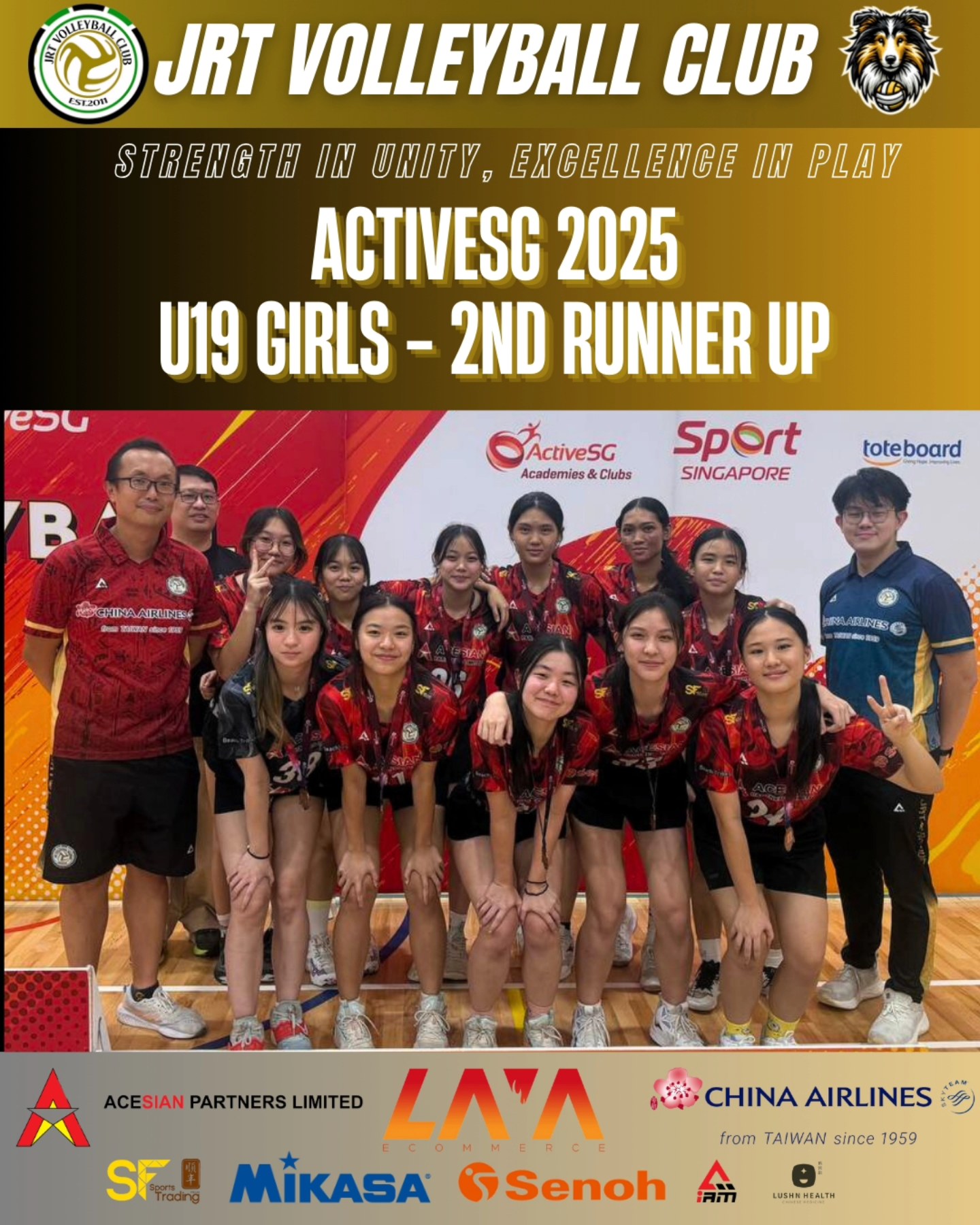 JRT VOLLEYBALL CLUB — U19 GIRLS |... - JRT Volleyball Club | Facebook
