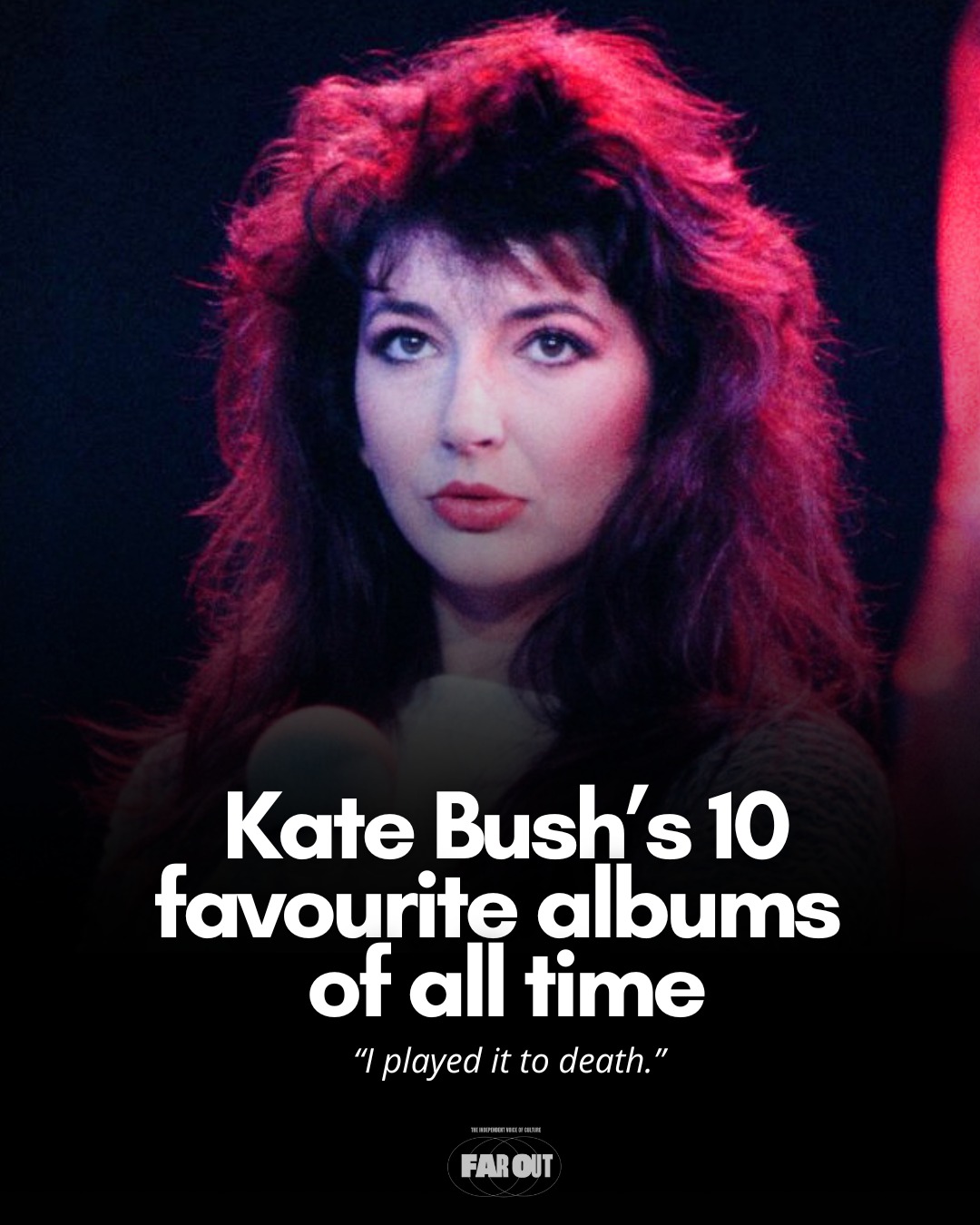 Kate Bush released 'Never for Ever' 46 years ago on September 8, 1980.