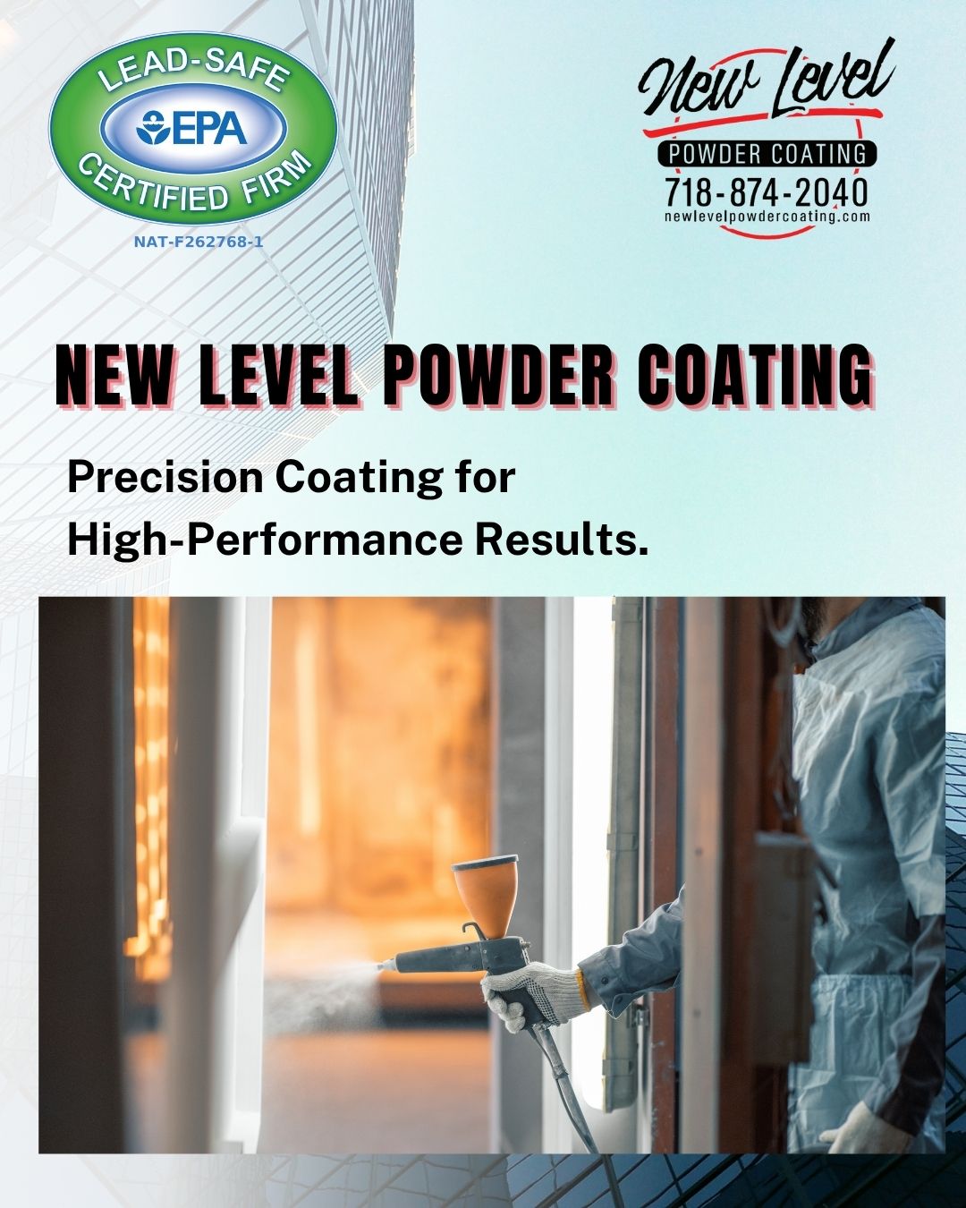 New - At New Level Powder Coating, precision isn’t just a promise—it’s ...