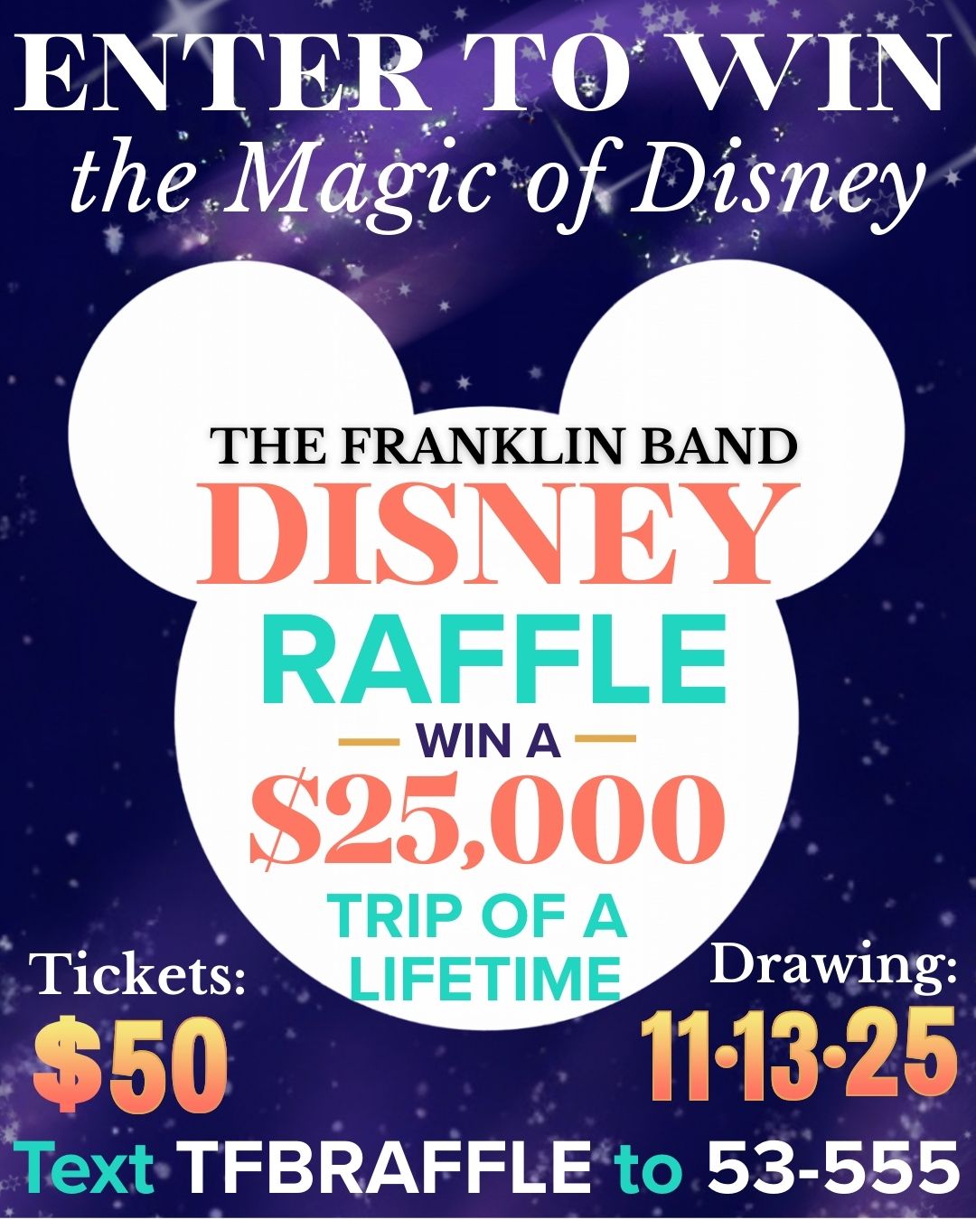🎟 The Franklin Band’s 2025 Raffle! 🎟... - The Franklin Band | Facebook