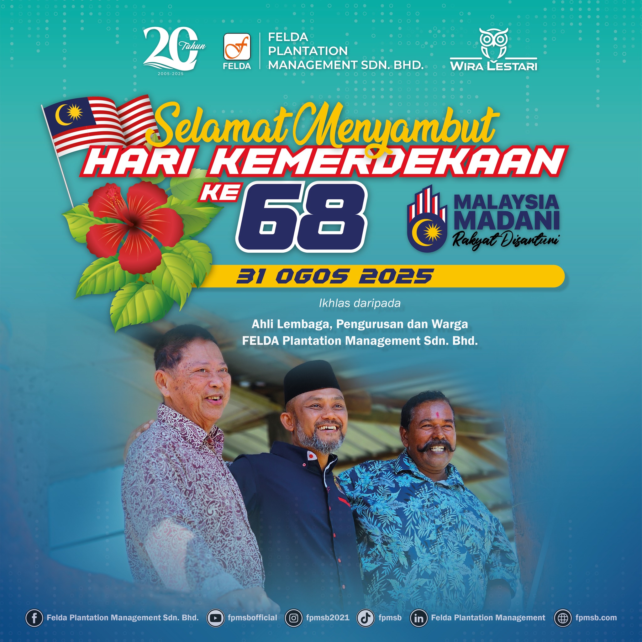 Felda - Ahli Lembaga Pengarah, Pengurusan dan seluruh warga kerja FPMSB ...