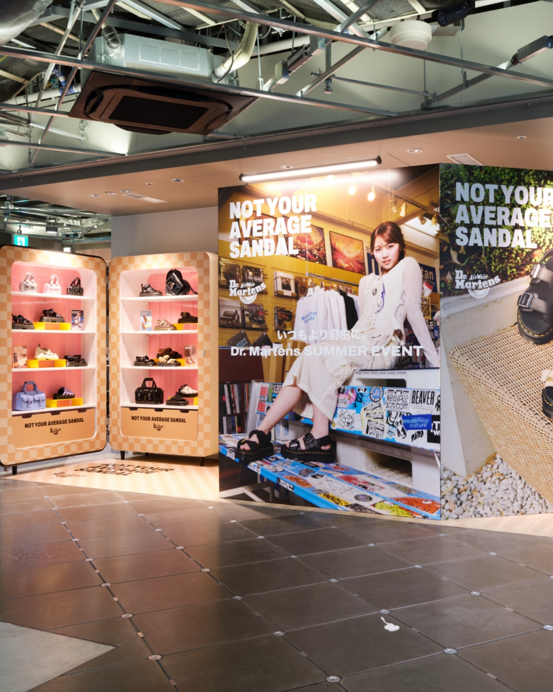 本日より始まった2日間限定dr.martens SUMMER EVENT。原宿・ハラカド