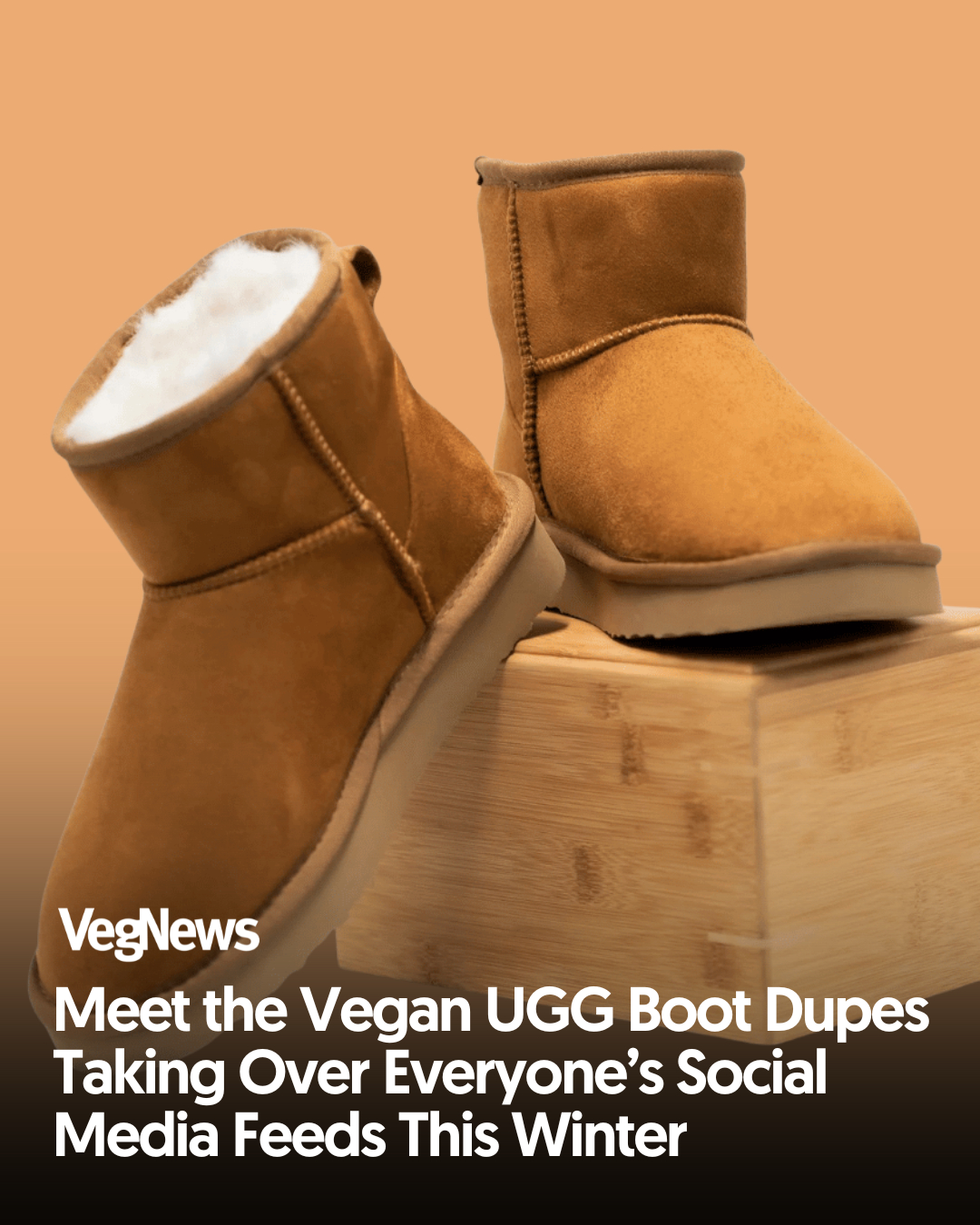 Warm feet, no sheep 🐑✨ Vegan Ugg-style boots are here to keep