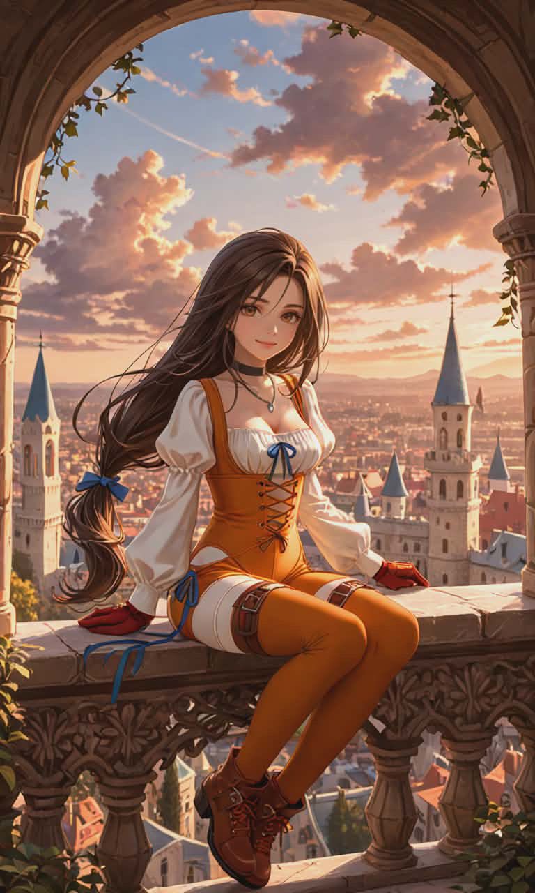 ✨🧡Garnet Til Alexandros XVII | Final Fantasy IX🧡✨ Source: Toon