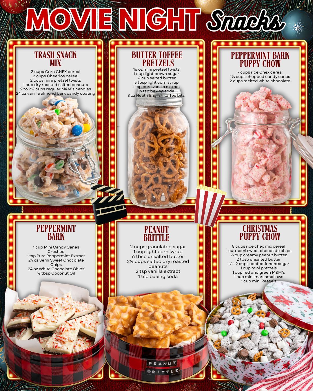 Princess - MOVIE NIGHT SNACKS!! TRASH SNACK MIX: 2 cups Corn CHEX ...
