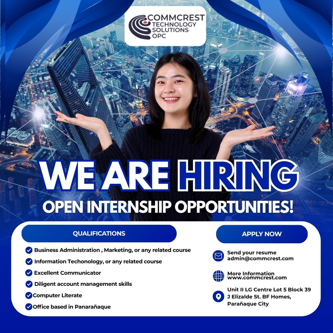 OJT, Internship, Work Immersion Hiring For Students | Launch Your ...