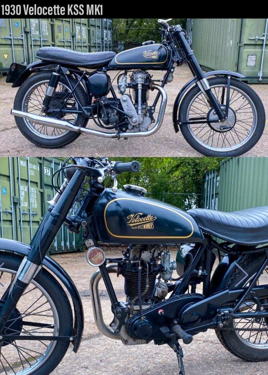 Classic 1938 Velocette MSS 498cc 💙🇬🇧💙 The 1938 Velocette MSS