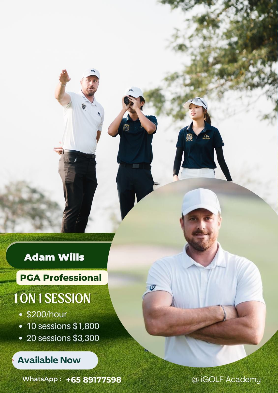 Adam Wills Golf | Jurong Singapore