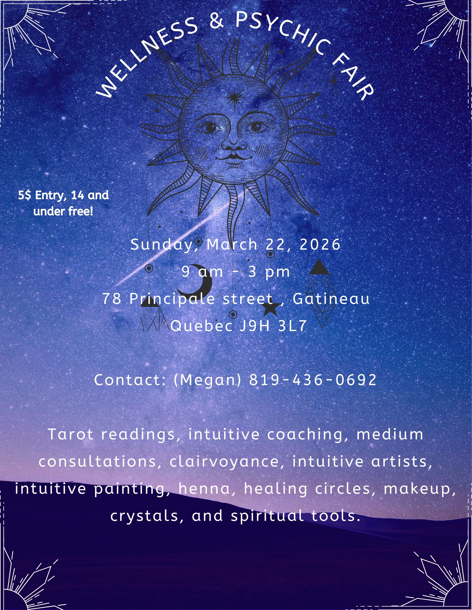 Spring Wellness & Psychic Fair 2026! ️ ️