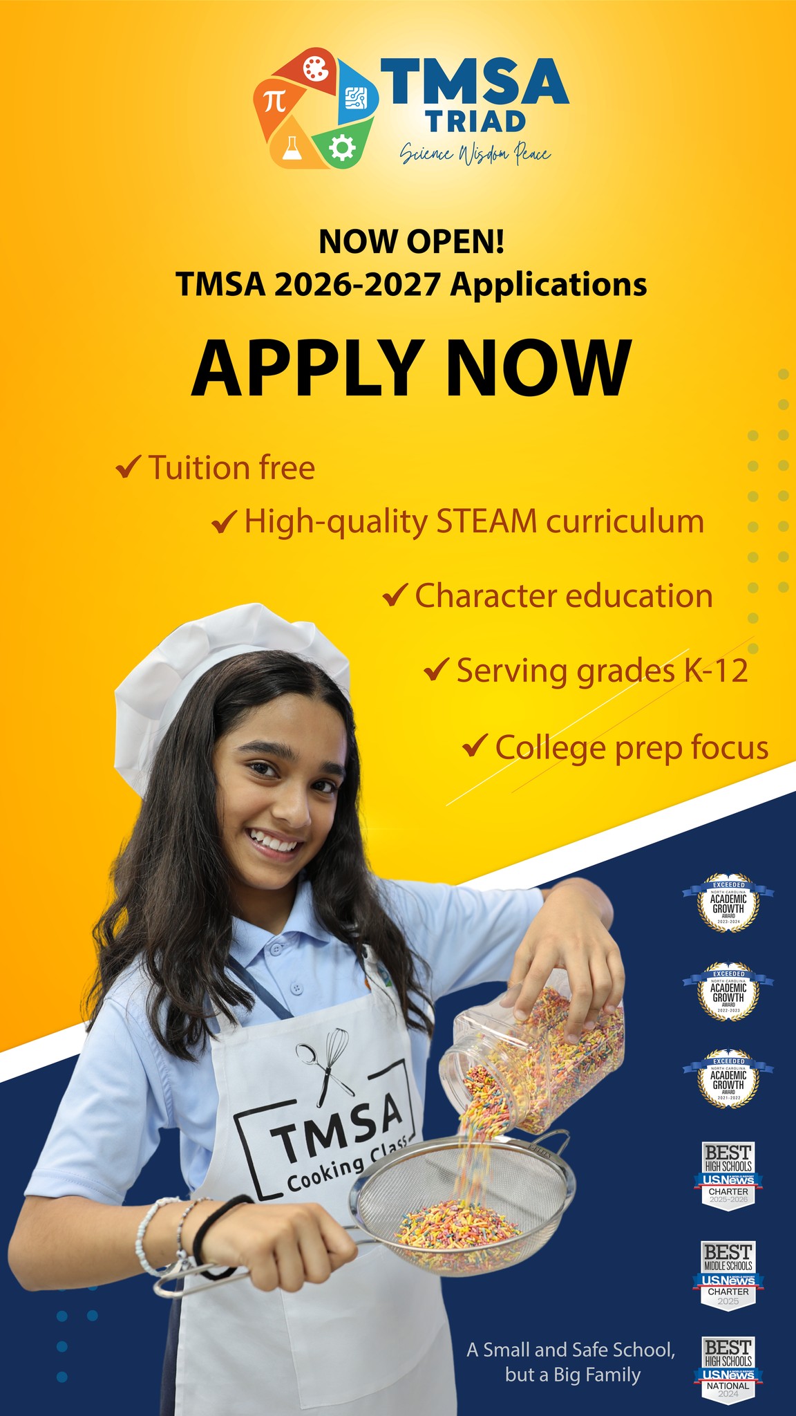 Triad - 2026-2027 APPLICATION PROCESS IS NOW OPEN! •⁠ ⁠Tuition free ...
