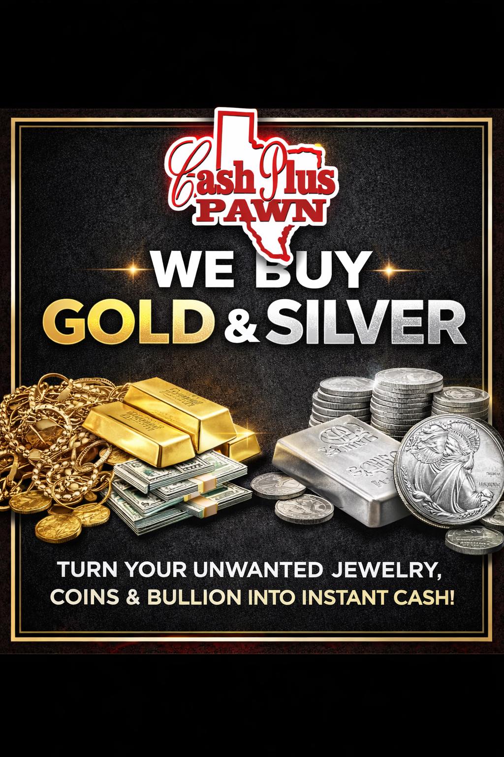 💰 Gold & Silver Prices Are... - Cash Plus Pawn Stephenville | Facebook